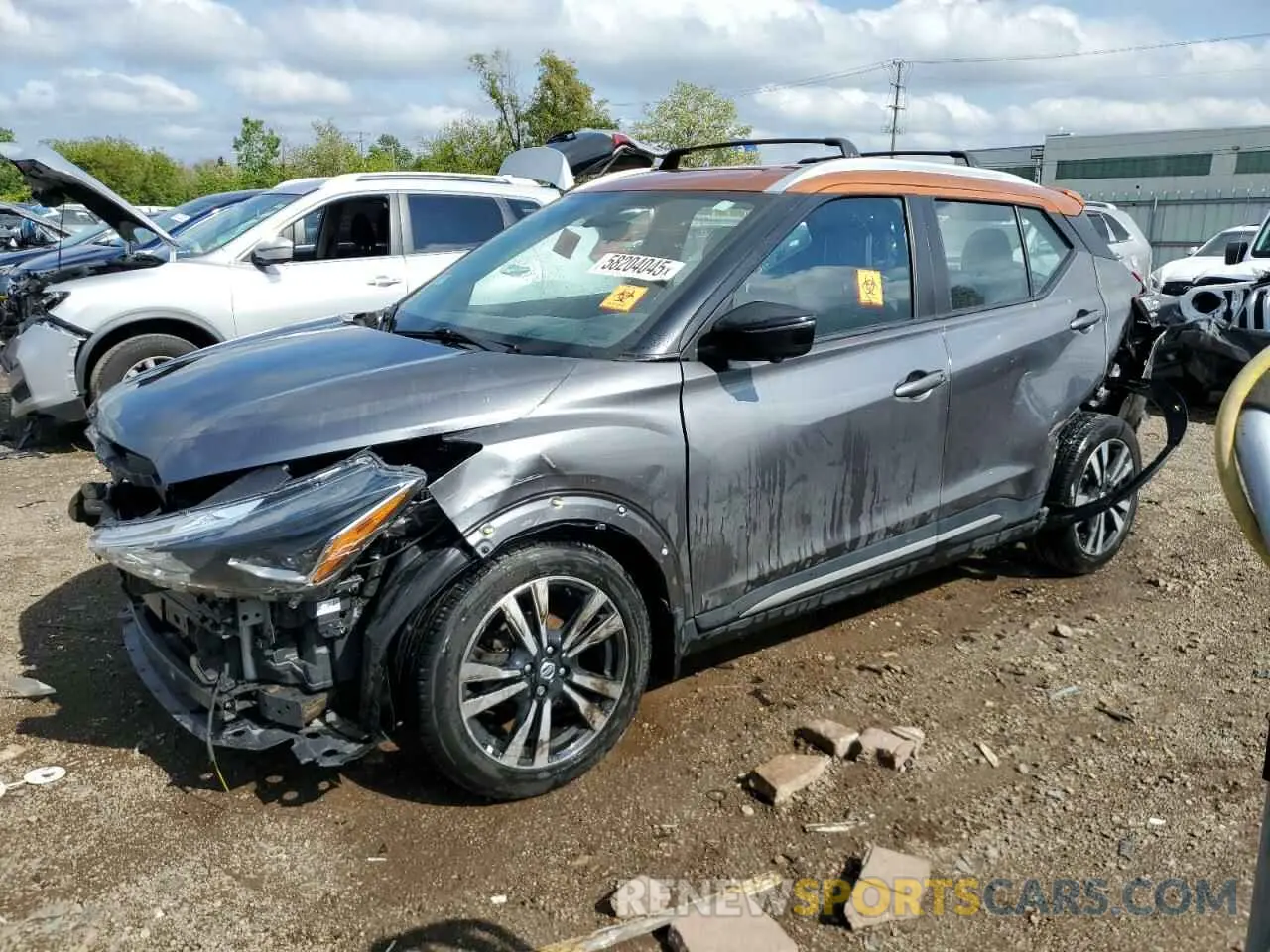 1 Photograph of a damaged car 3N1CP5CU4KL514642 NISSAN KICKS 2019