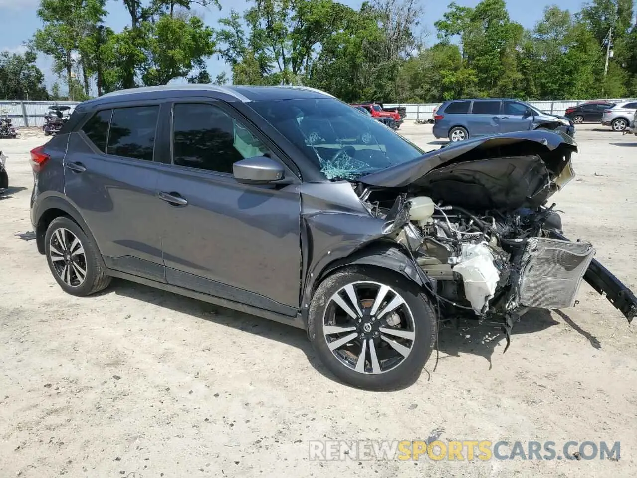 4 Photograph of a damaged car 3N1CP5CU4KL536723 NISSAN KICKS 2019