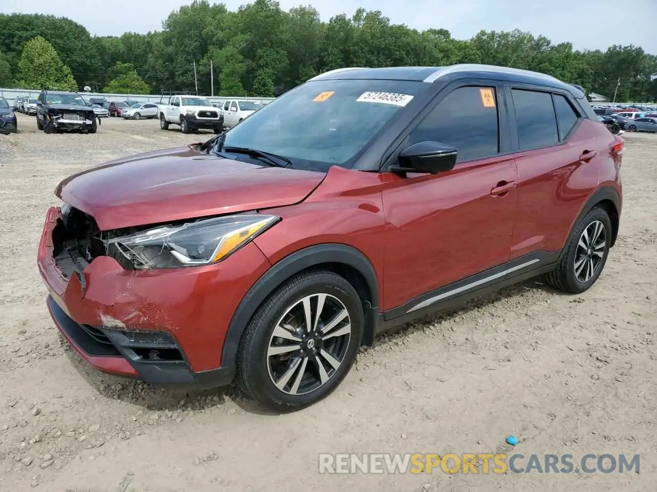 1 Photograph of a damaged car 3N1CP5CU4KL538147 NISSAN KICKS 2019