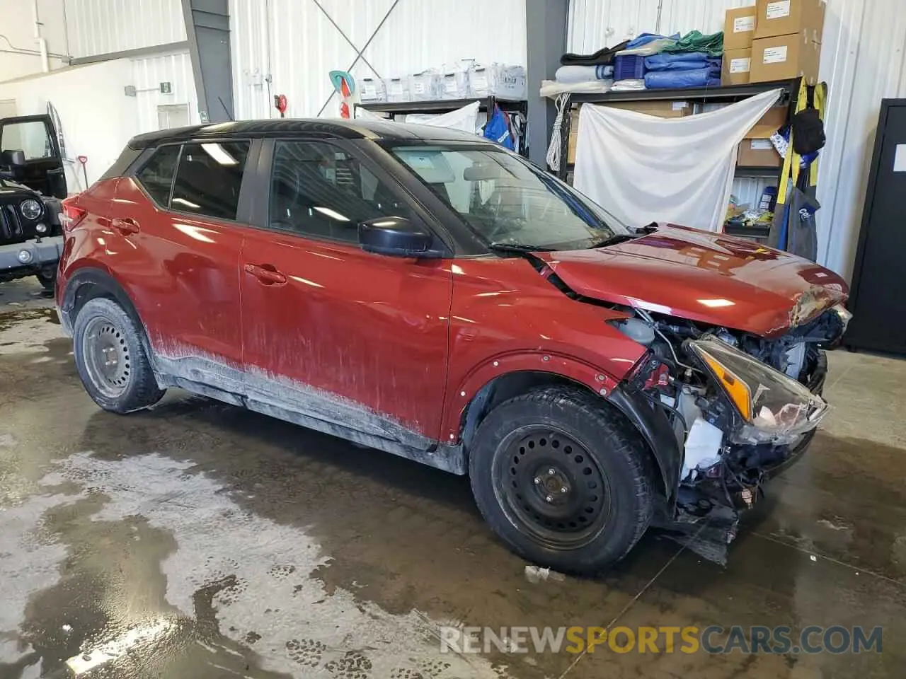 4 Photograph of a damaged car 3N1CP5CU4KL558852 NISSAN KICKS 2019