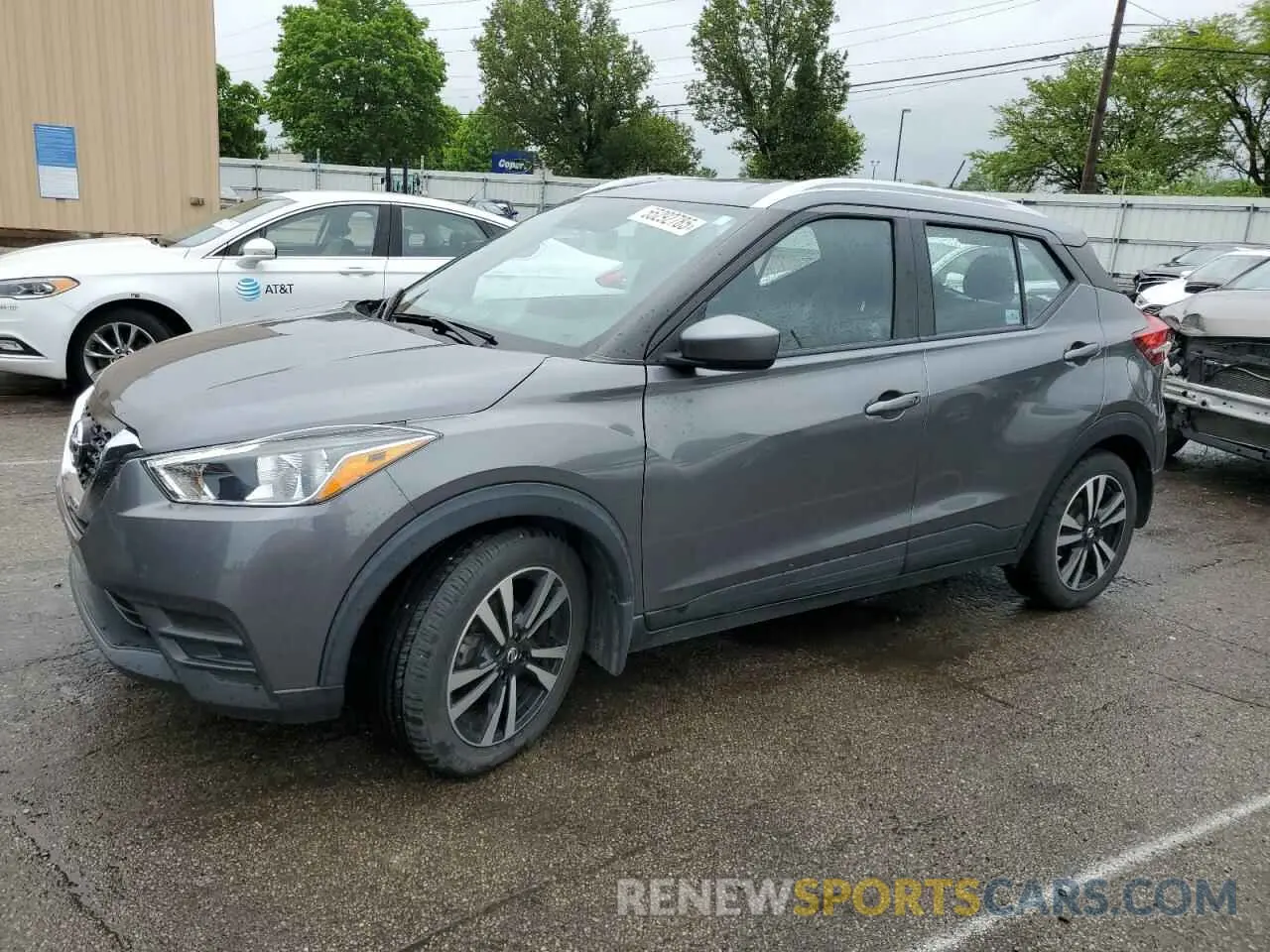 1 Photograph of a damaged car 3N1CP5CU4KL564621 NISSAN KICKS 2019