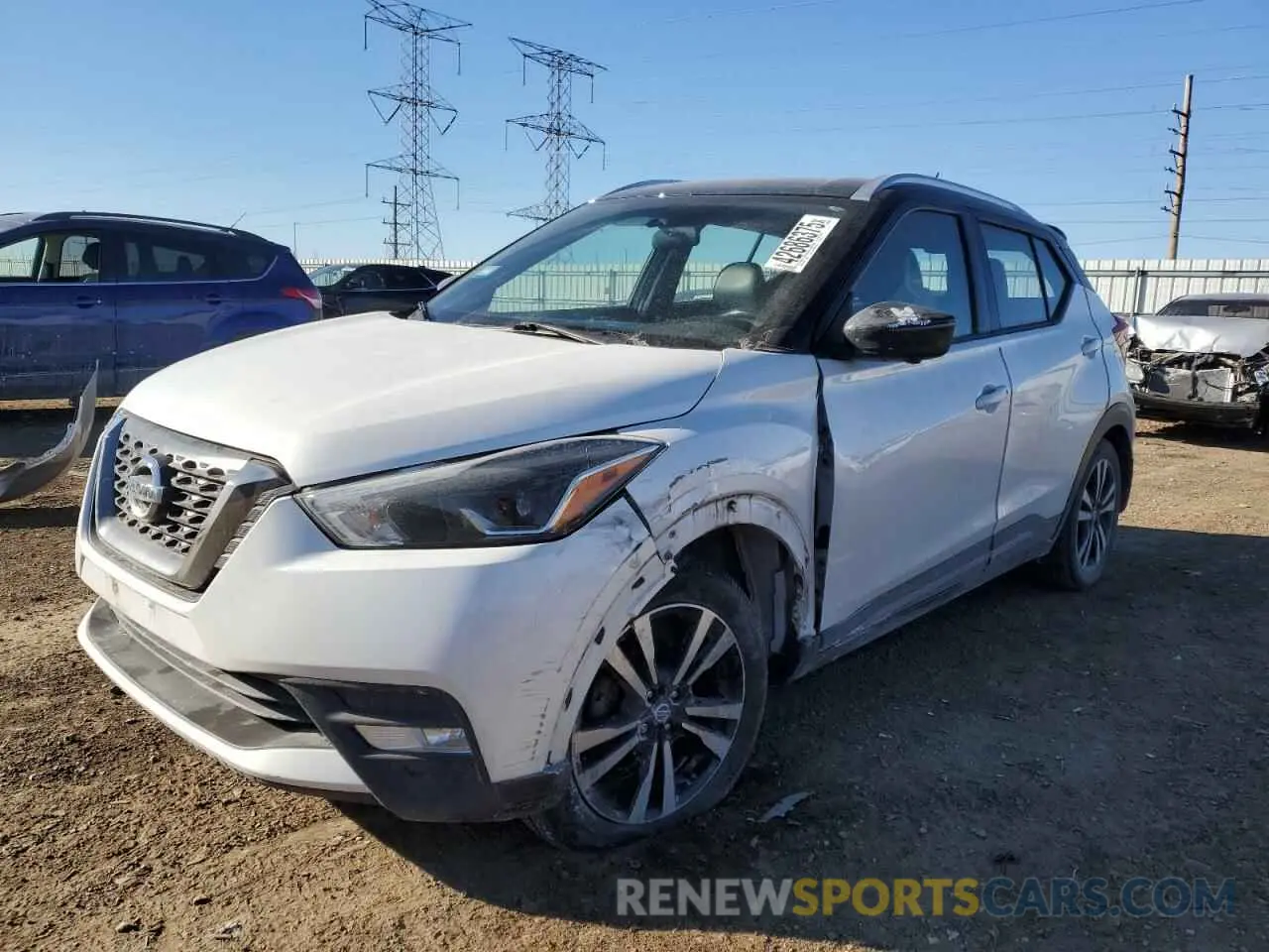 1 Photograph of a damaged car 3N1CP5CU5KL508557 NISSAN KICKS 2019