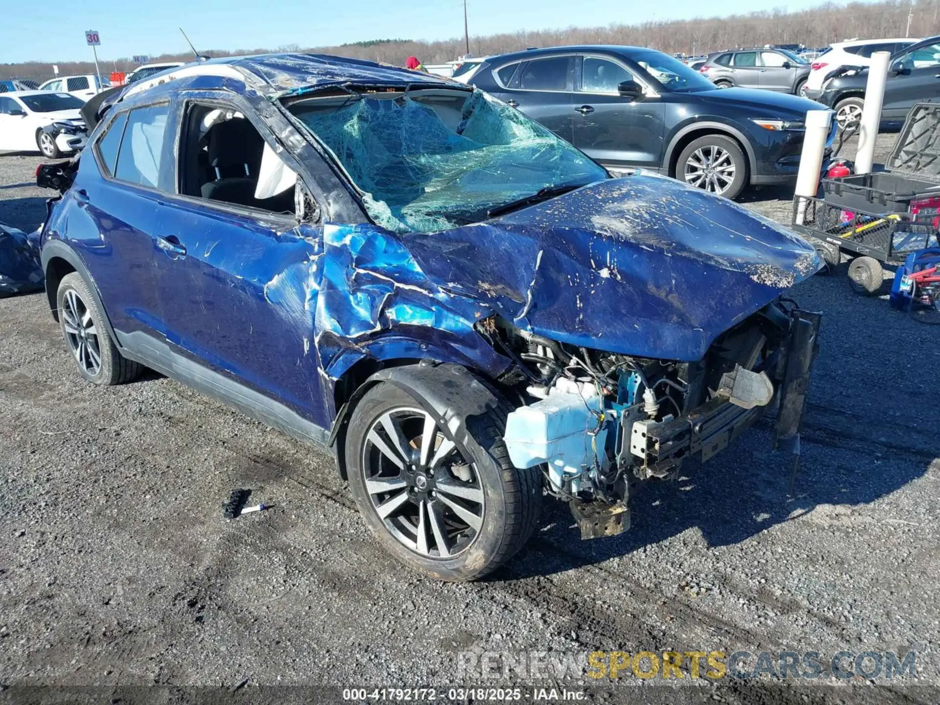 1 Photograph of a damaged car 3N1CP5CU5KL518375 NISSAN KICKS 2019