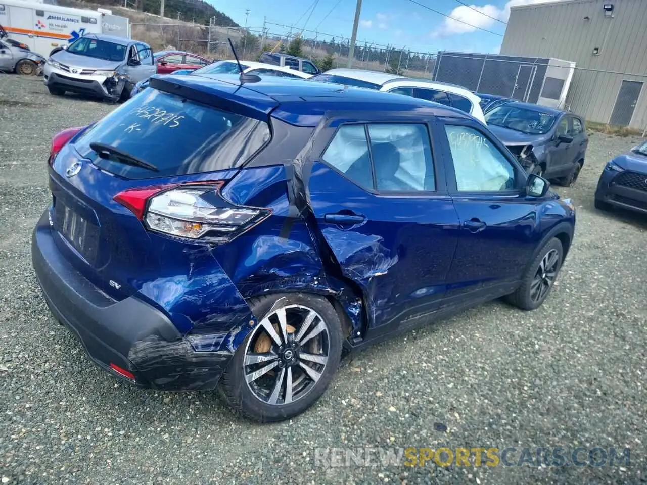 3 Photograph of a damaged car 3N1CP5CU5KL523155 NISSAN KICKS 2019