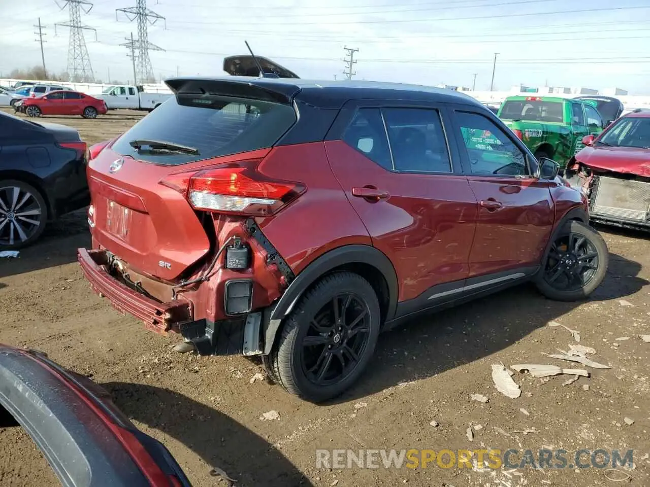 3 Photograph of a damaged car 3N1CP5CU5KL526881 NISSAN KICKS 2019