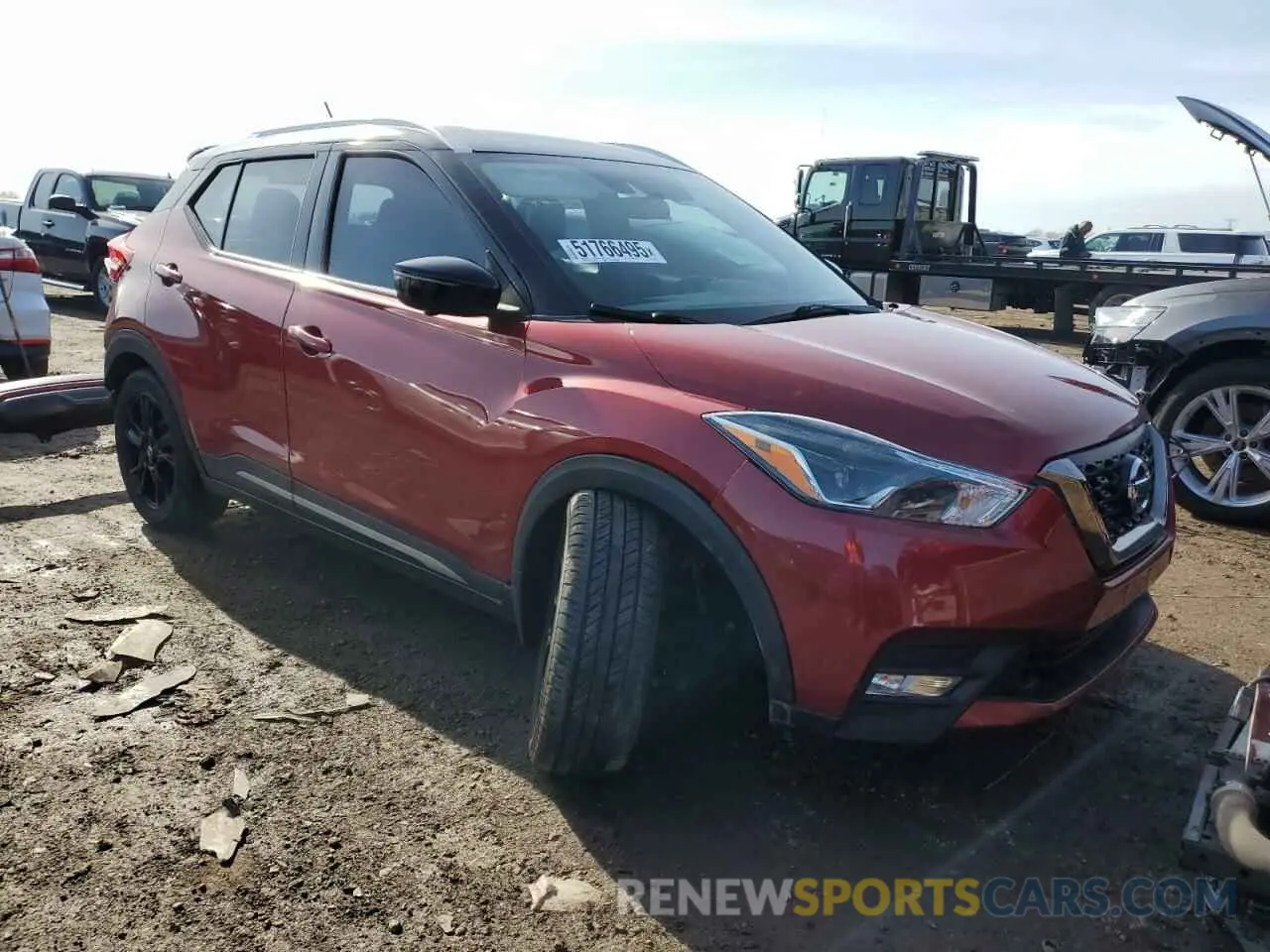 4 Photograph of a damaged car 3N1CP5CU5KL526881 NISSAN KICKS 2019