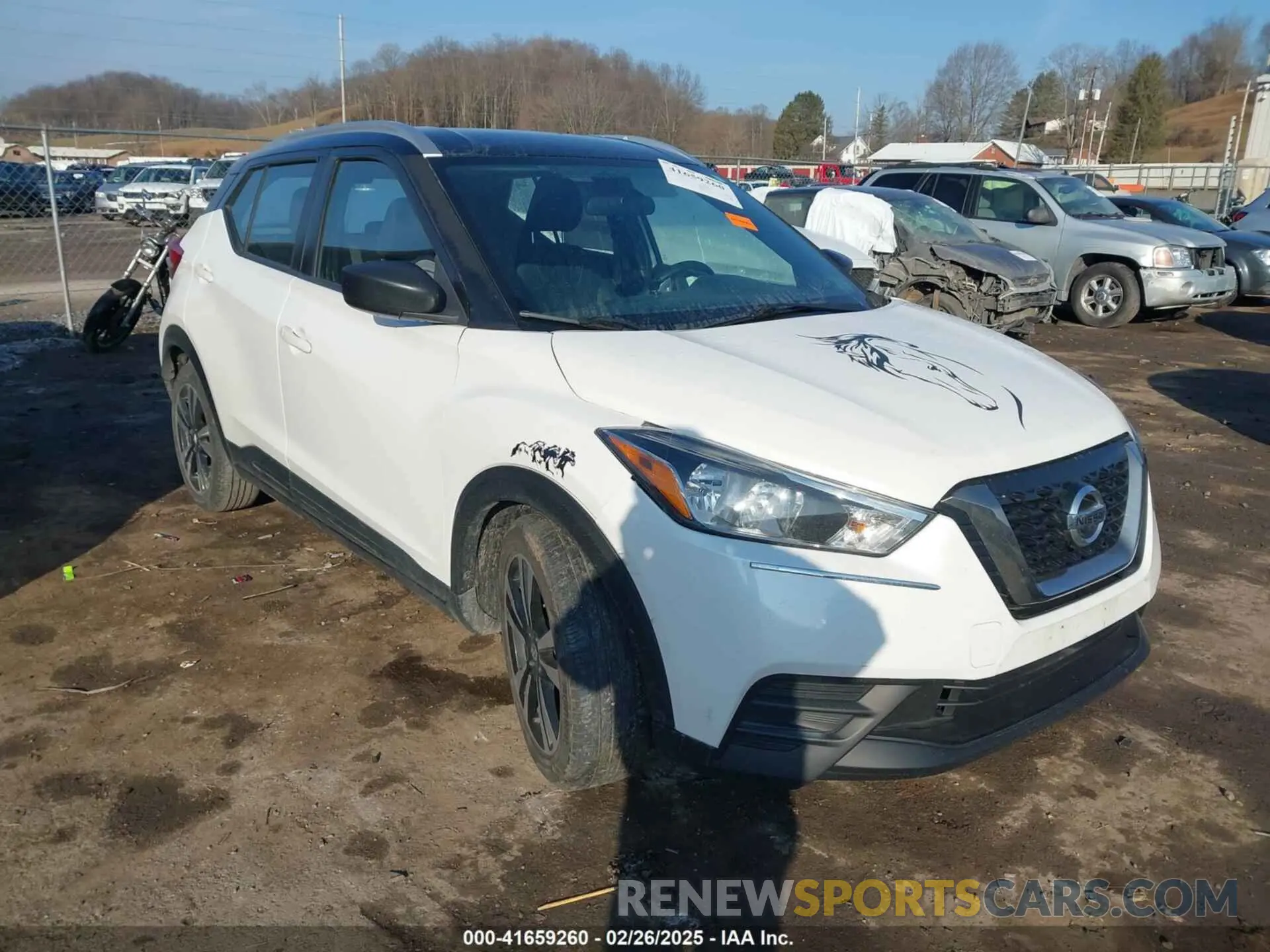 1 Photograph of a damaged car 3N1CP5CU5KL550663 NISSAN KICKS 2019
