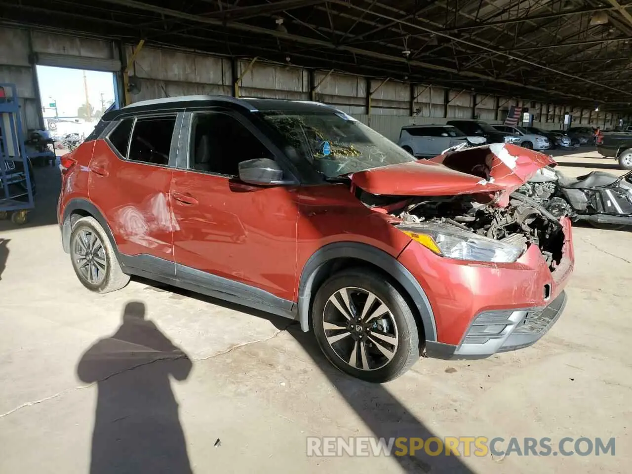 4 Photograph of a damaged car 3N1CP5CU5KL555023 NISSAN KICKS 2019