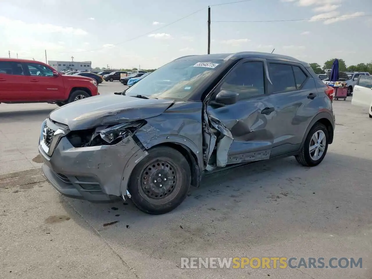1 Photograph of a damaged car 3N1CP5CU5KL565860 NISSAN KICKS 2019