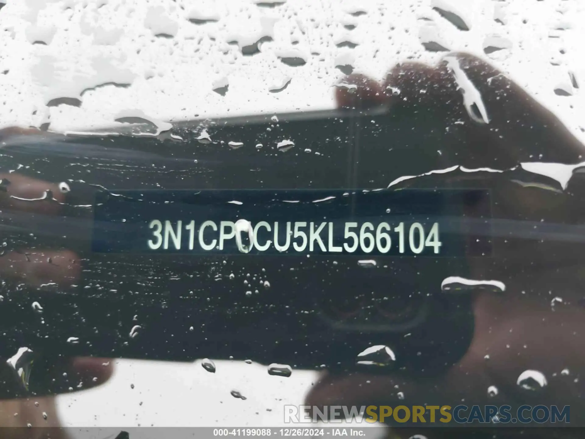 9 Photograph of a damaged car 3N1CP5CU5KL566104 NISSAN KICKS 2019