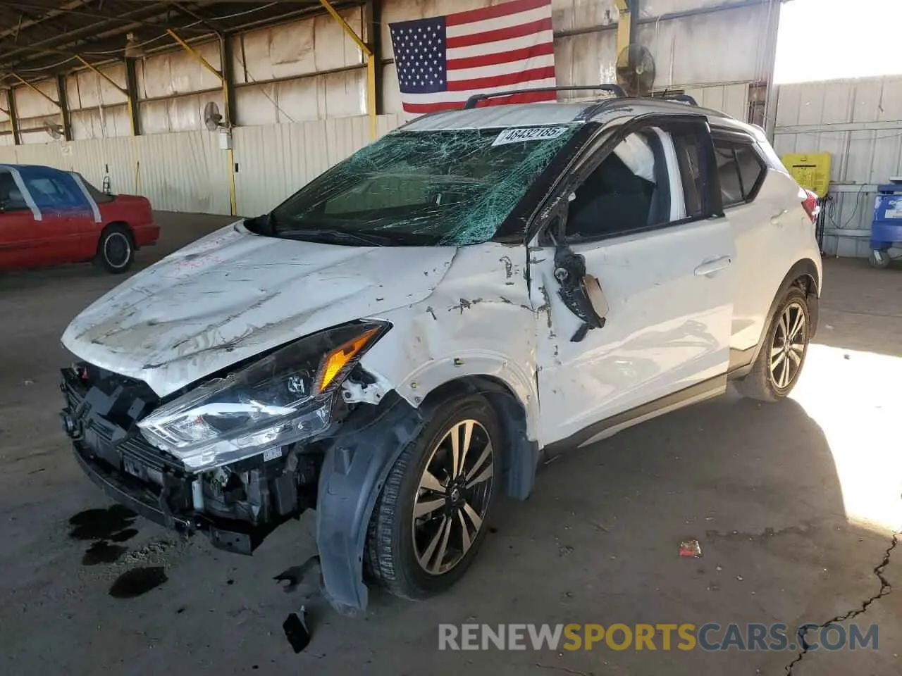 1 Photograph of a damaged car 3N1CP5CU5KL568614 NISSAN KICKS 2019