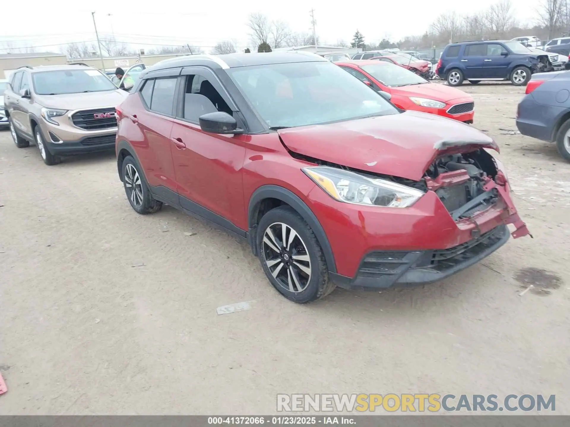 1 Photograph of a damaged car 3N1CP5CU6KL533774 NISSAN KICKS 2019