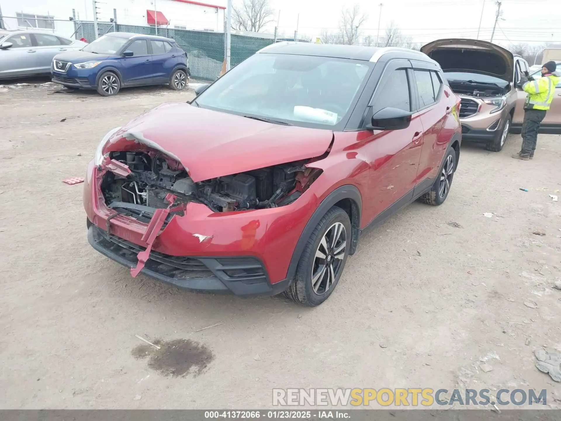 2 Photograph of a damaged car 3N1CP5CU6KL533774 NISSAN KICKS 2019