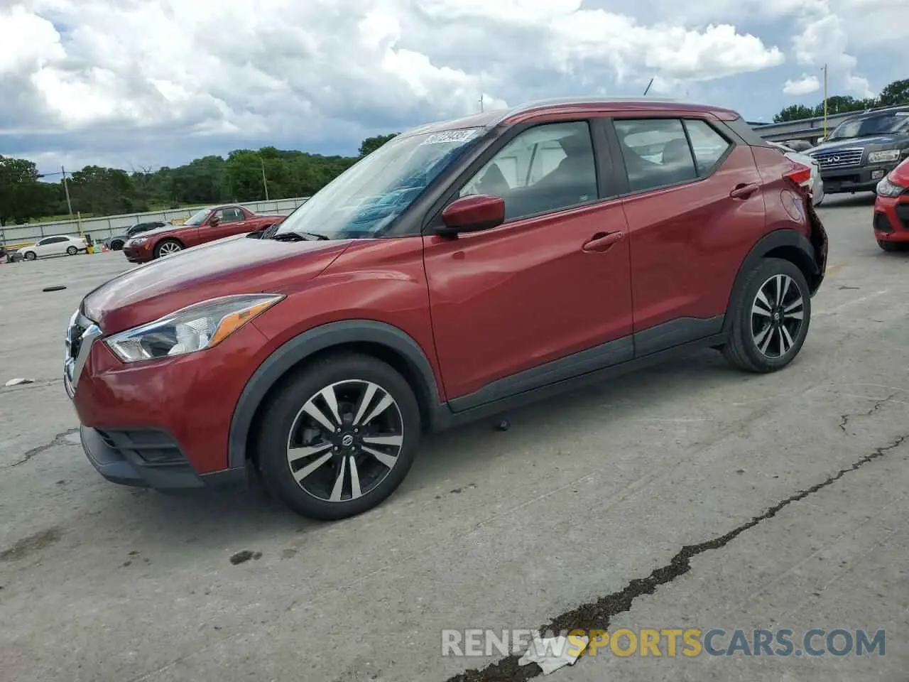 1 Photograph of a damaged car 3N1CP5CU6KL543852 NISSAN KICKS 2019