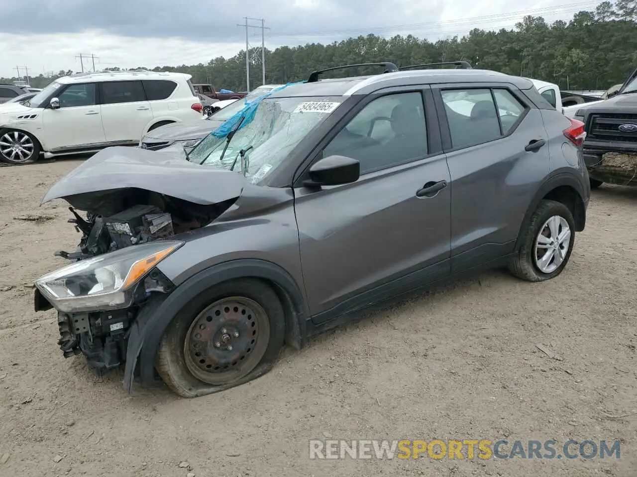 1 Photograph of a damaged car 3N1CP5CU7KL489087 NISSAN KICKS 2019