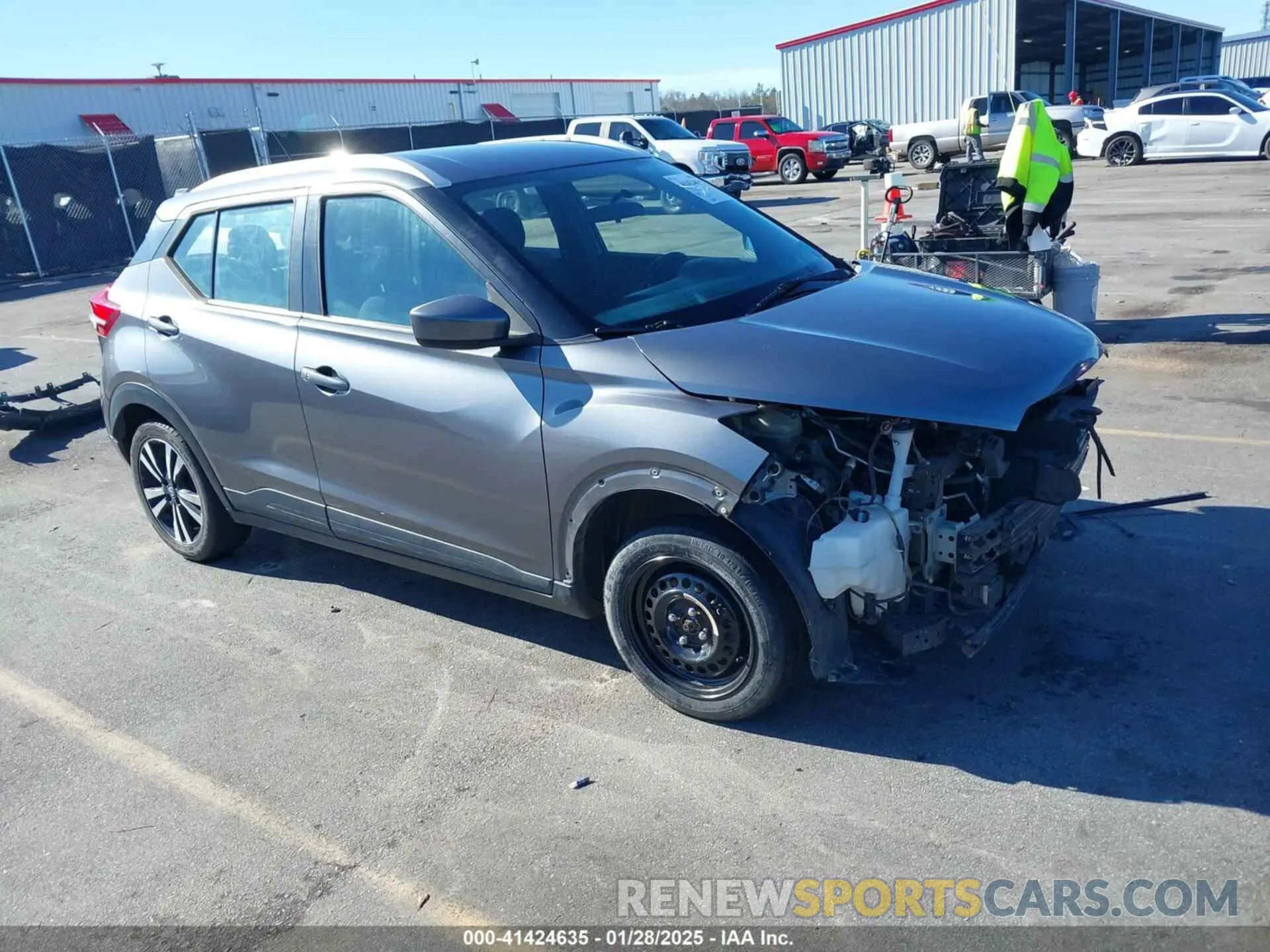 1 Photograph of a damaged car 3N1CP5CU7KL528115 NISSAN KICKS 2019