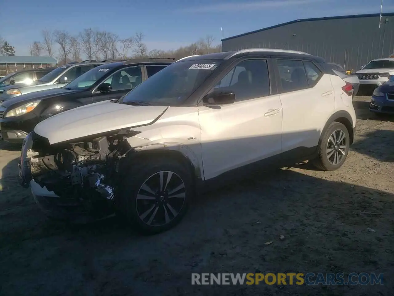 1 Photograph of a damaged car 3N1CP5CU7KL563916 NISSAN KICKS 2019