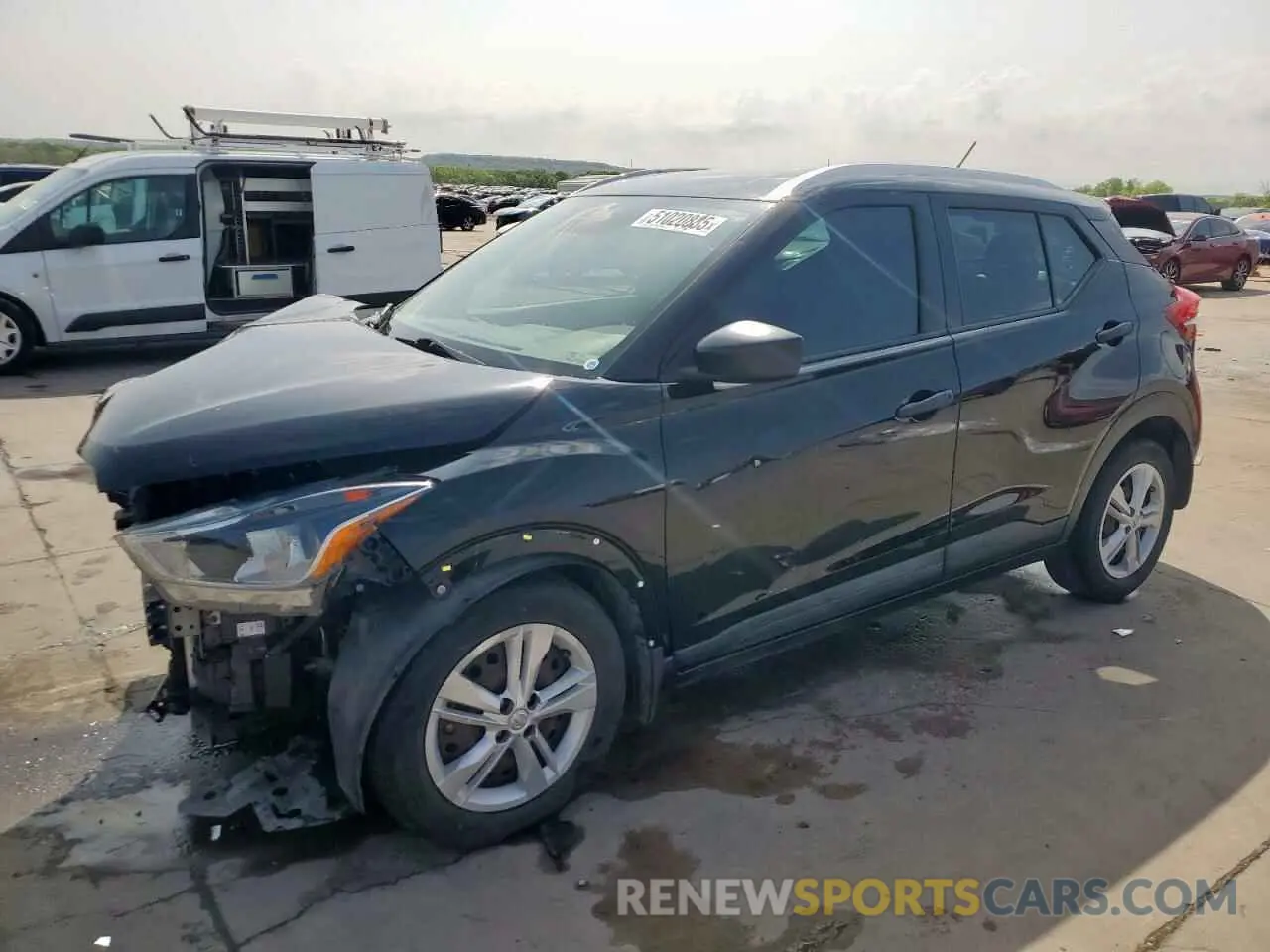 1 Photograph of a damaged car 3N1CP5CU8KL480009 NISSAN KICKS 2019