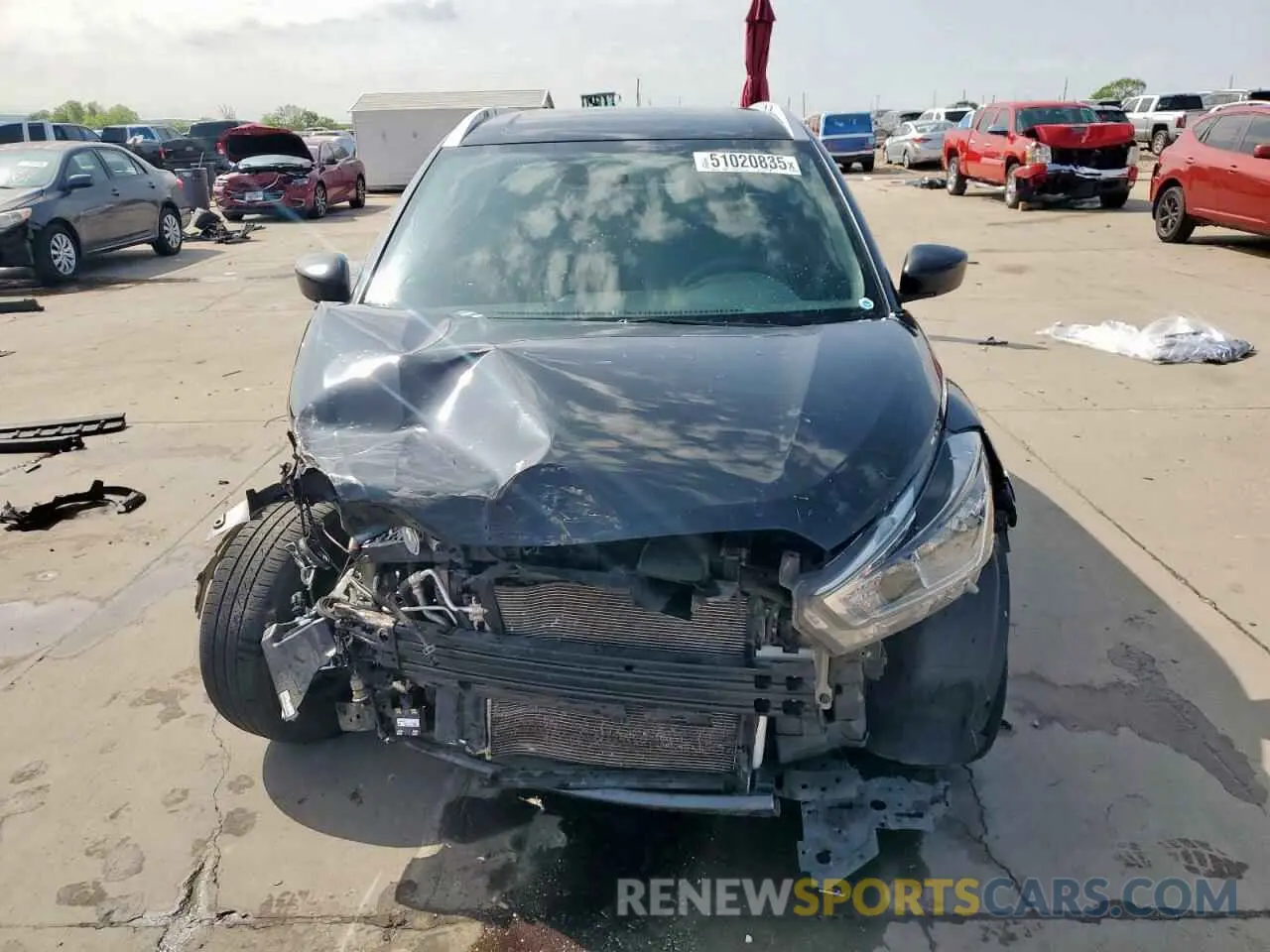 5 Photograph of a damaged car 3N1CP5CU8KL480009 NISSAN KICKS 2019