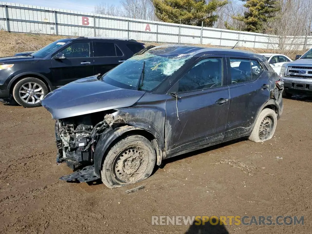 1 Photograph of a damaged car 3N1CP5CU8KL557901 NISSAN KICKS 2019