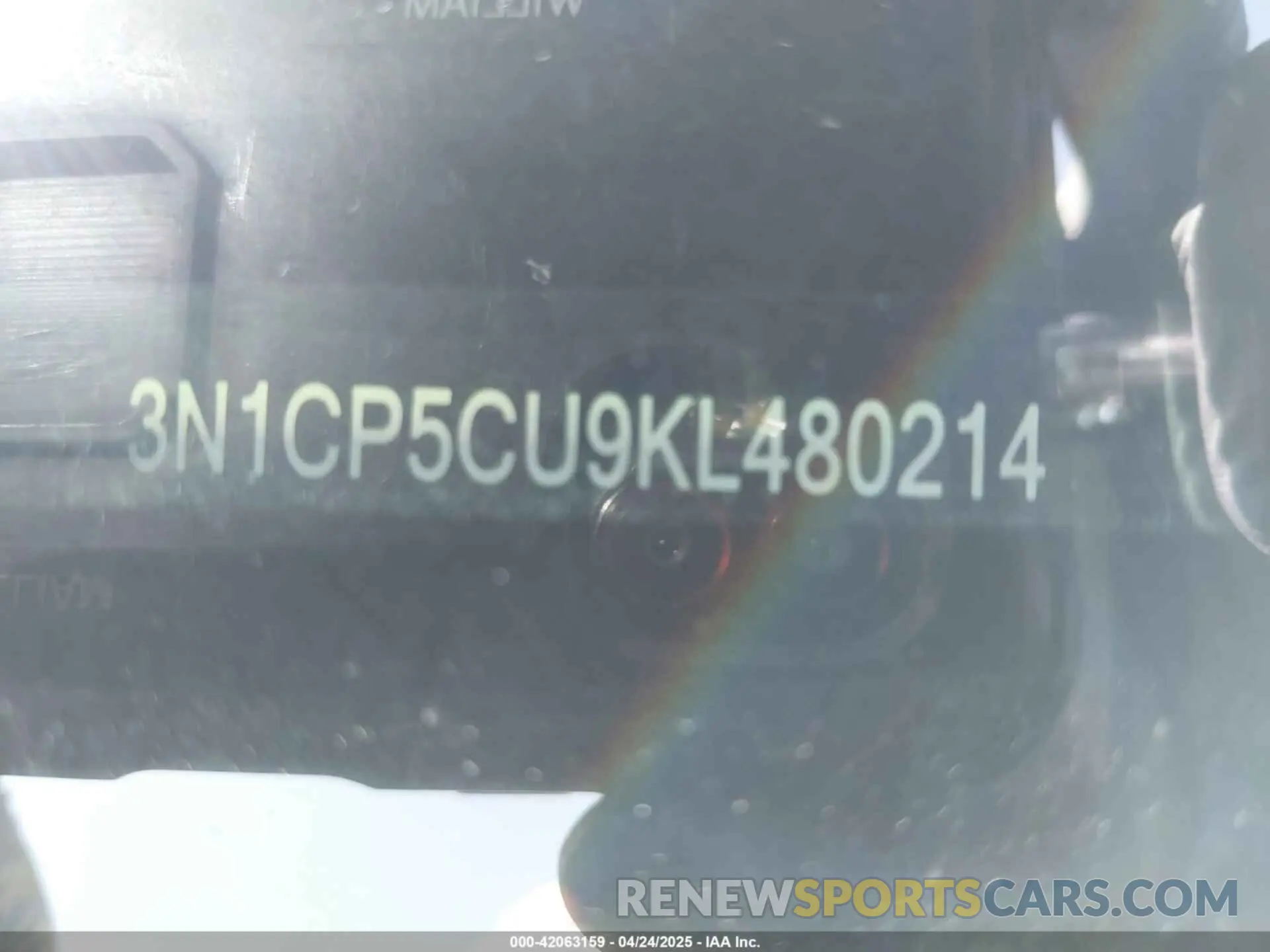 21 Photograph of a damaged car 3N1CP5CU9KL480214 NISSAN KICKS 2019