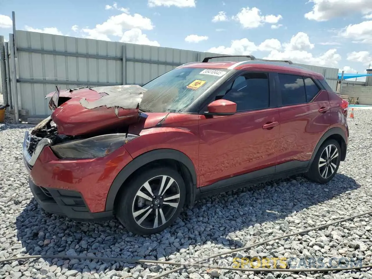 1 Photograph of a damaged car 3N1CP5CU9KL513129 NISSAN KICKS 2019