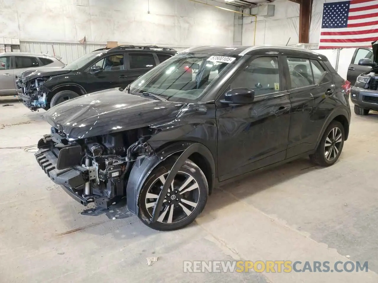 1 Photograph of a damaged car 3N1CP5CU9KL514491 NISSAN KICKS 2019