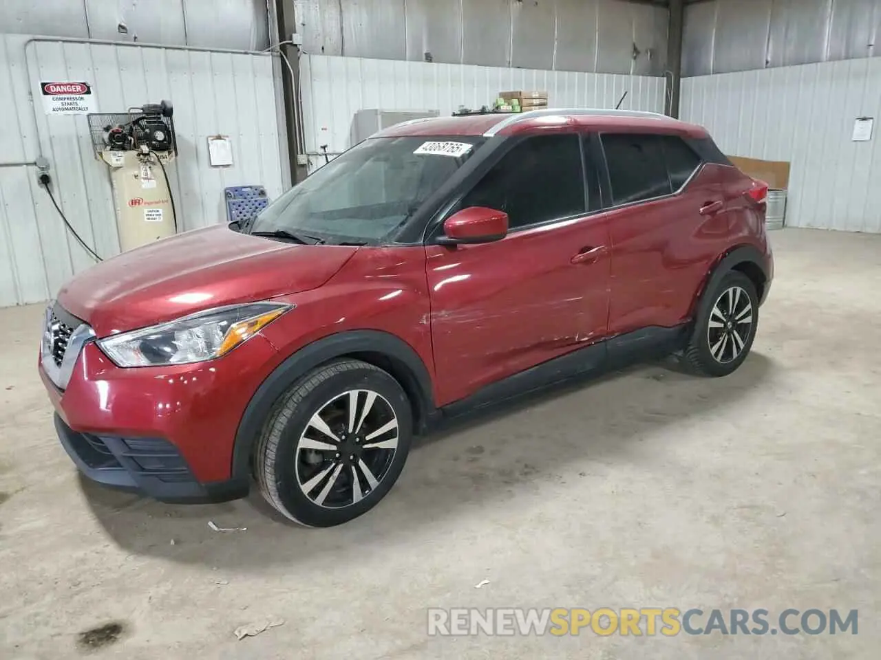1 Photograph of a damaged car 3N1CP5CU9KL528827 NISSAN KICKS 2019