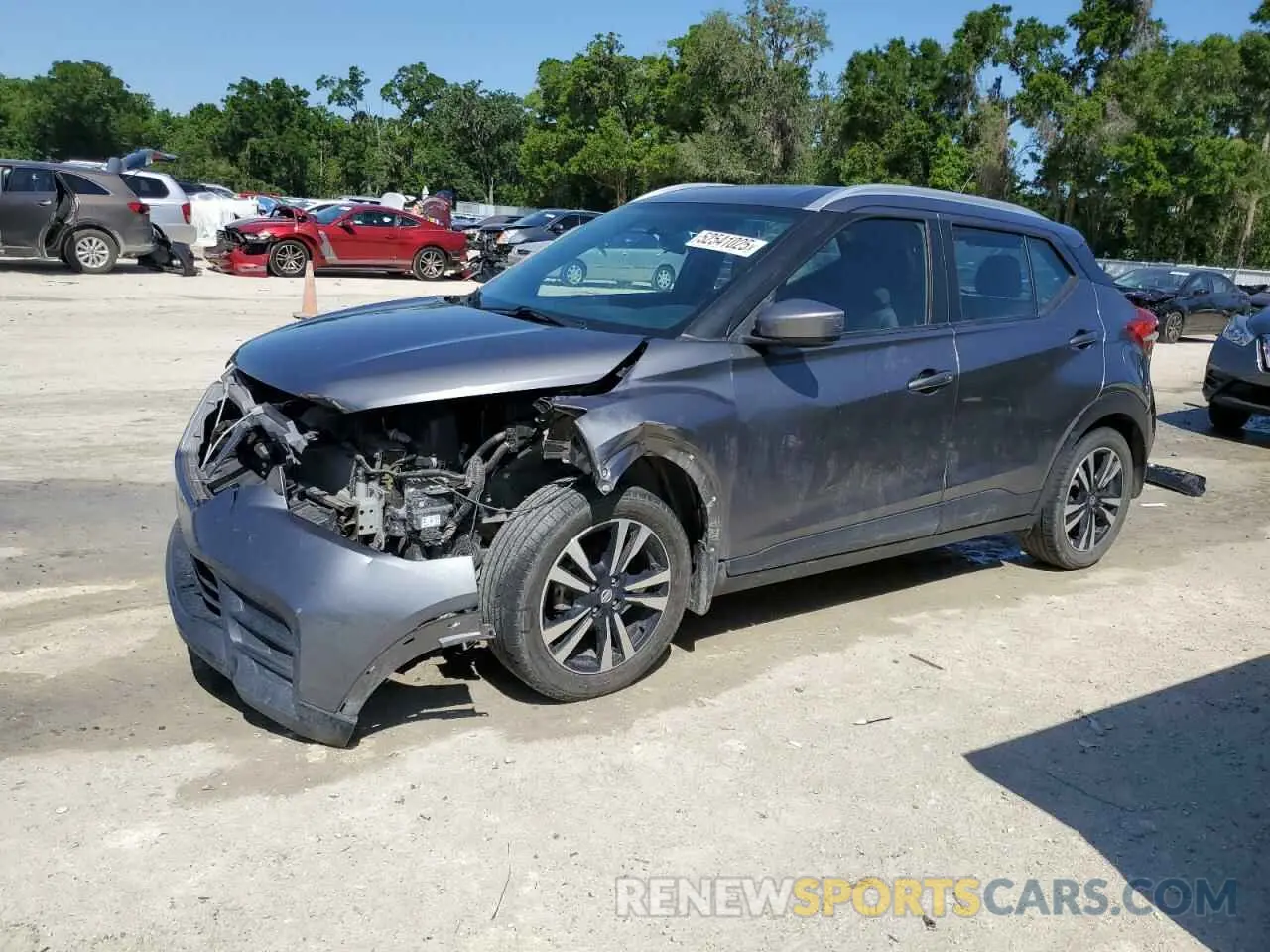 1 Photograph of a damaged car 3N1CP5CUXKL492288 NISSAN KICKS 2019