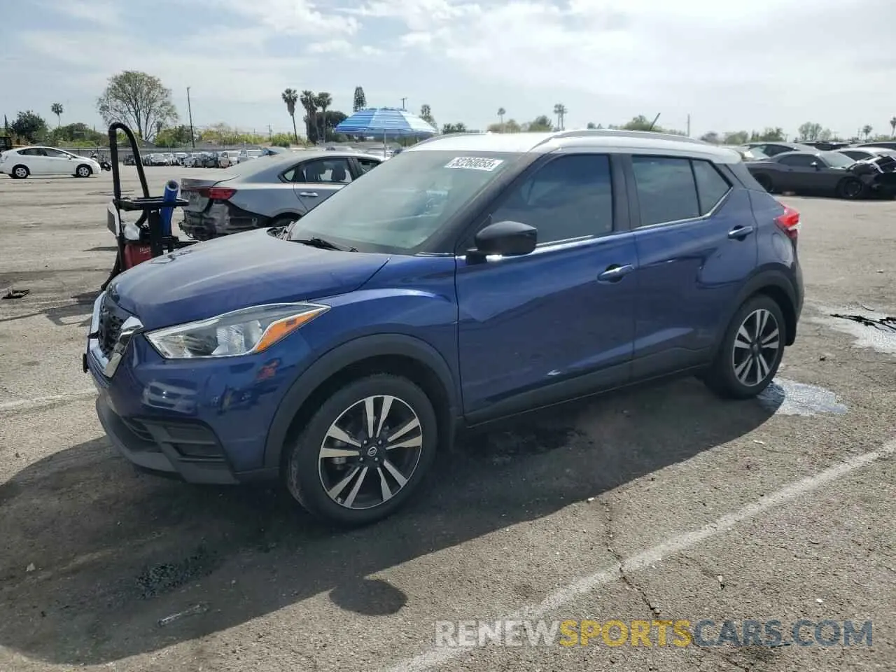 1 Photograph of a damaged car 3N1CP5CUXKL567989 NISSAN KICKS 2019