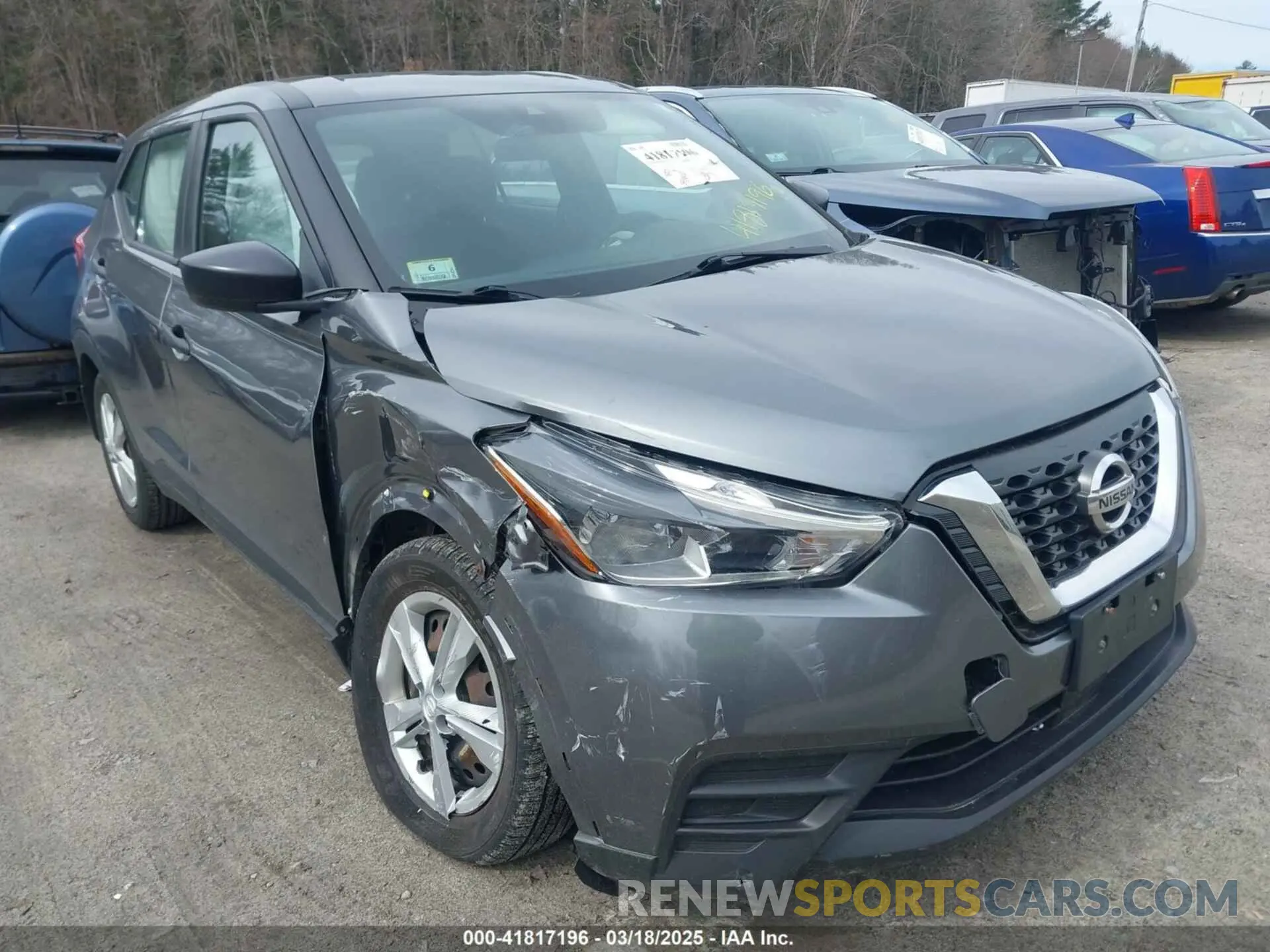 1 Photograph of a damaged car 3N1CP5BV0LL538707 NISSAN KICKS 2020