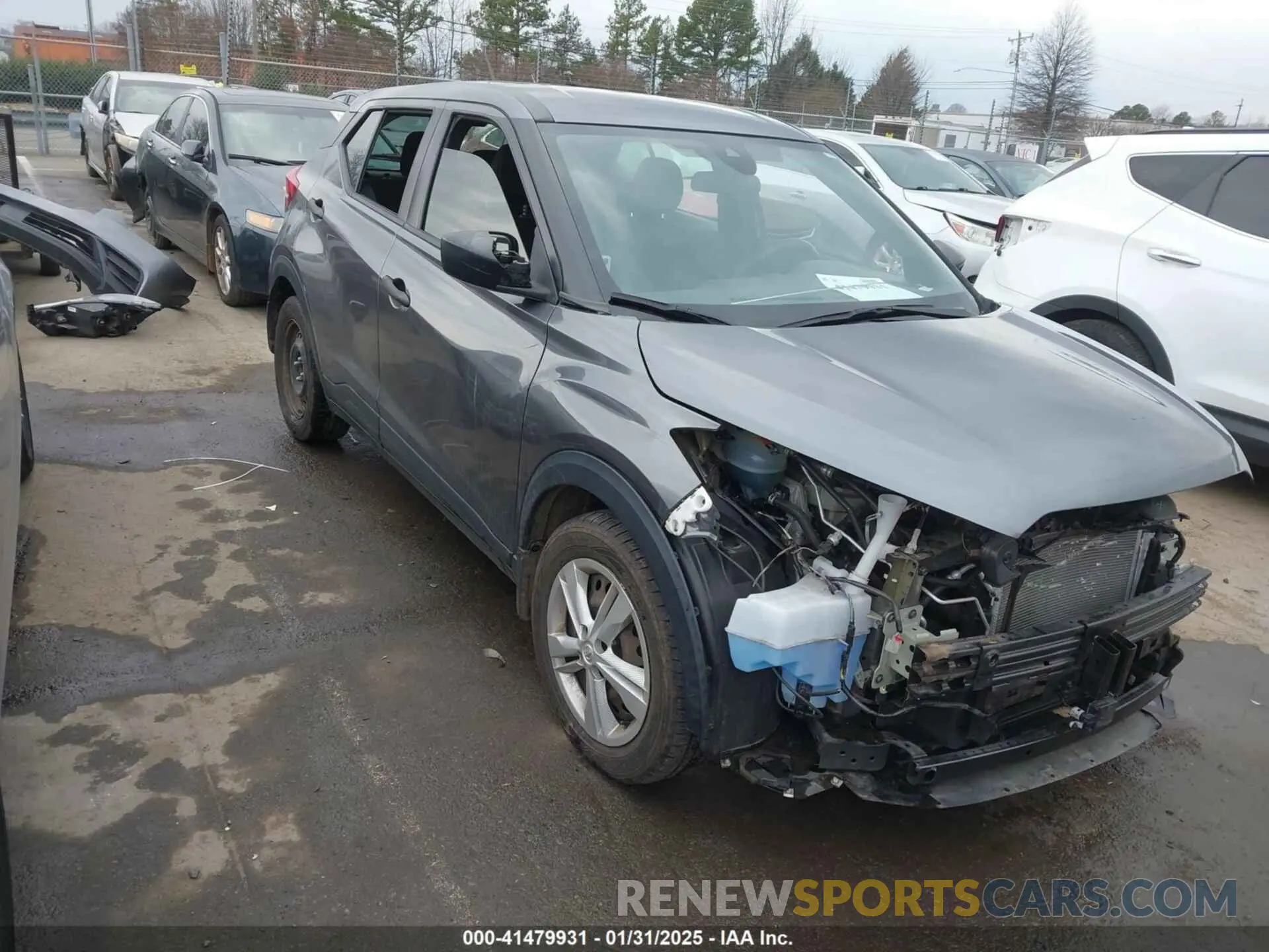 1 Photograph of a damaged car 3N1CP5BV0LL541977 NISSAN KICKS 2020