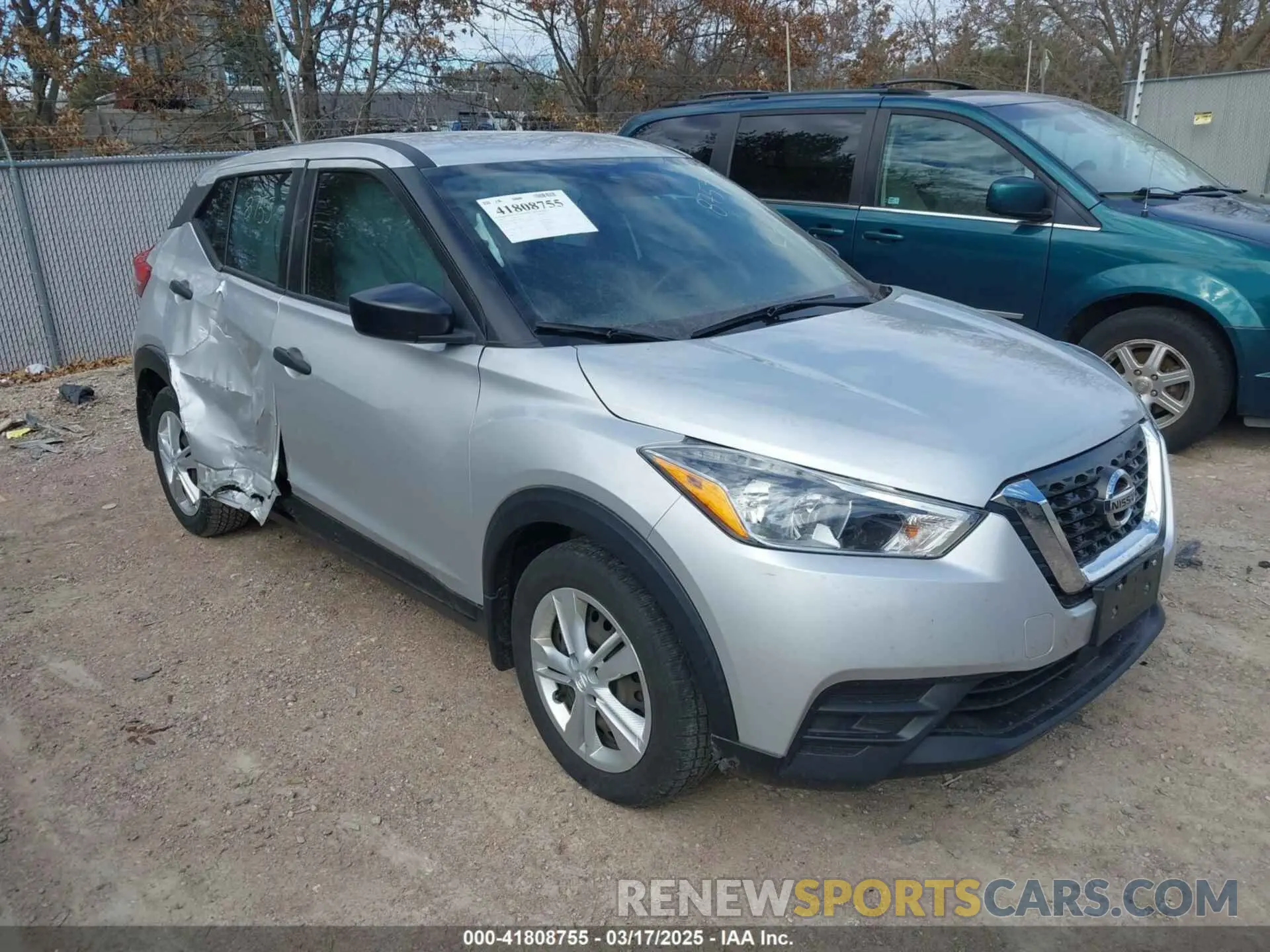 1 Photograph of a damaged car 3N1CP5BV0LL562392 NISSAN KICKS 2020