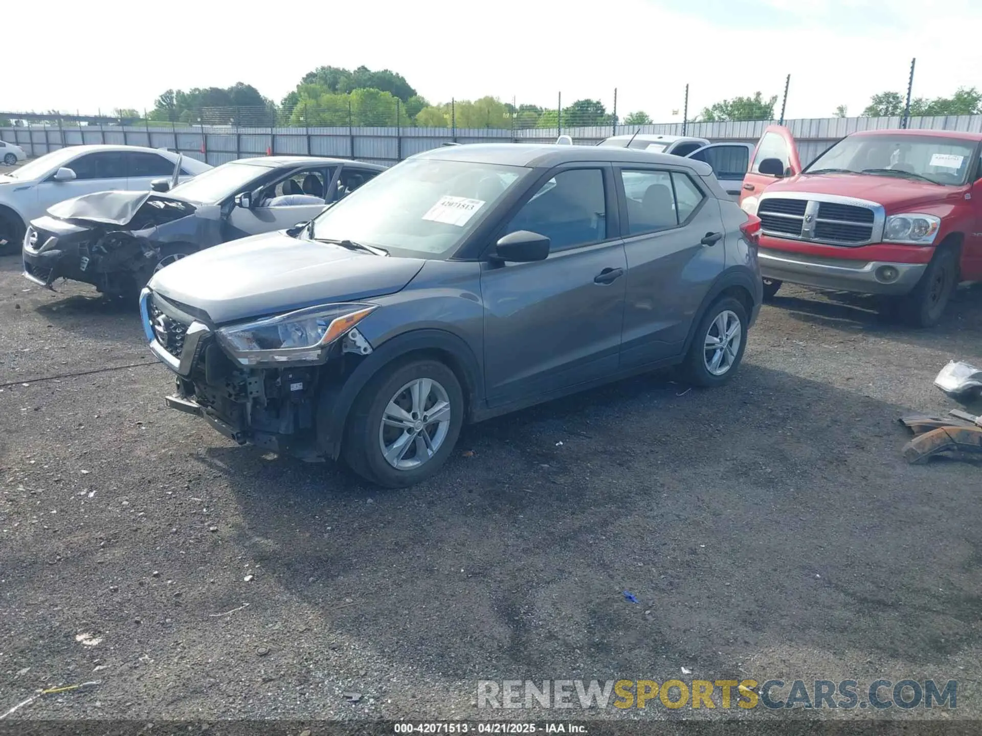 2 Photograph of a damaged car 3N1CP5BV1LL544239 NISSAN KICKS 2020