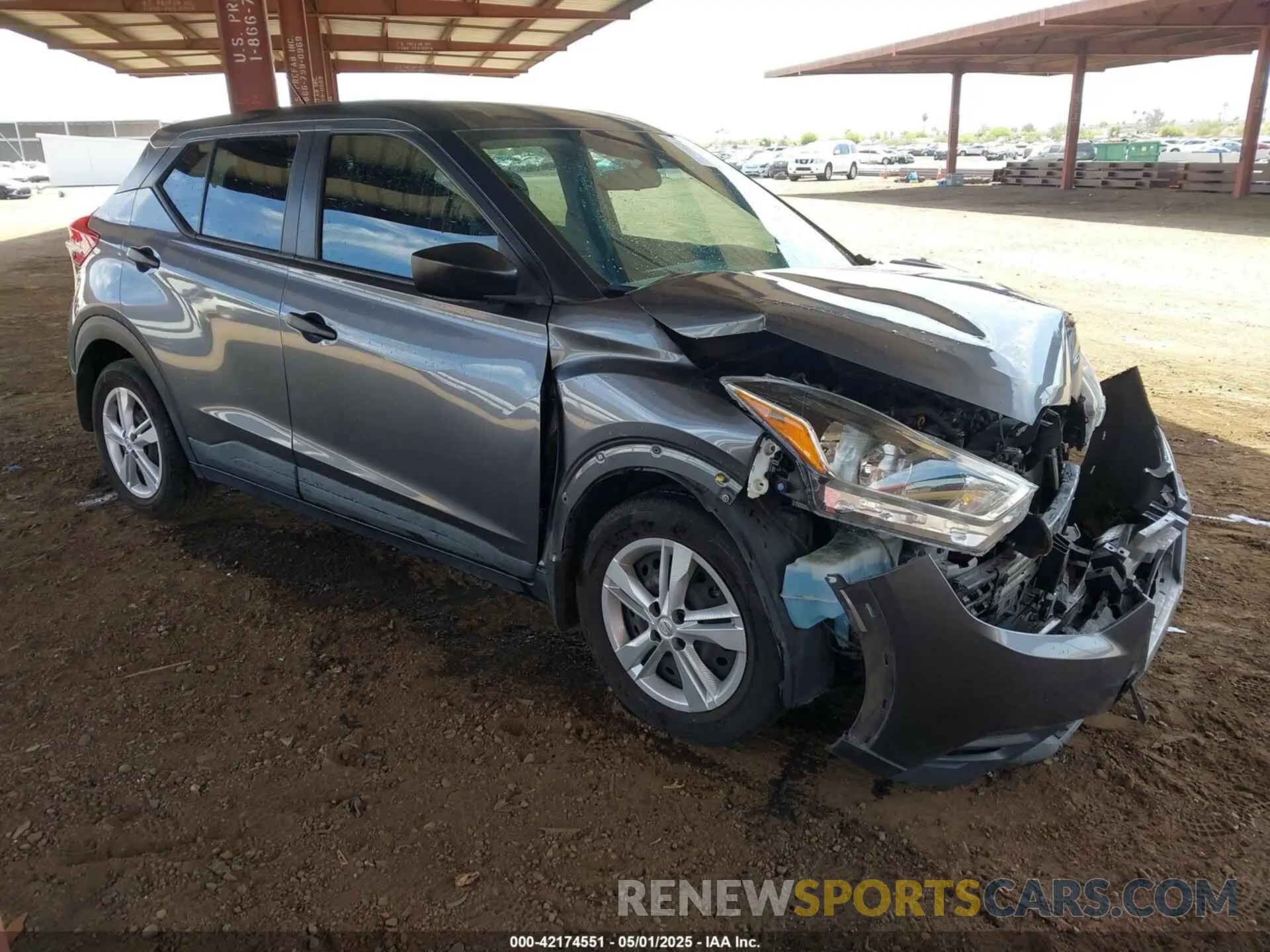1 Photograph of a damaged car 3N1CP5BV2LL502730 NISSAN KICKS 2020