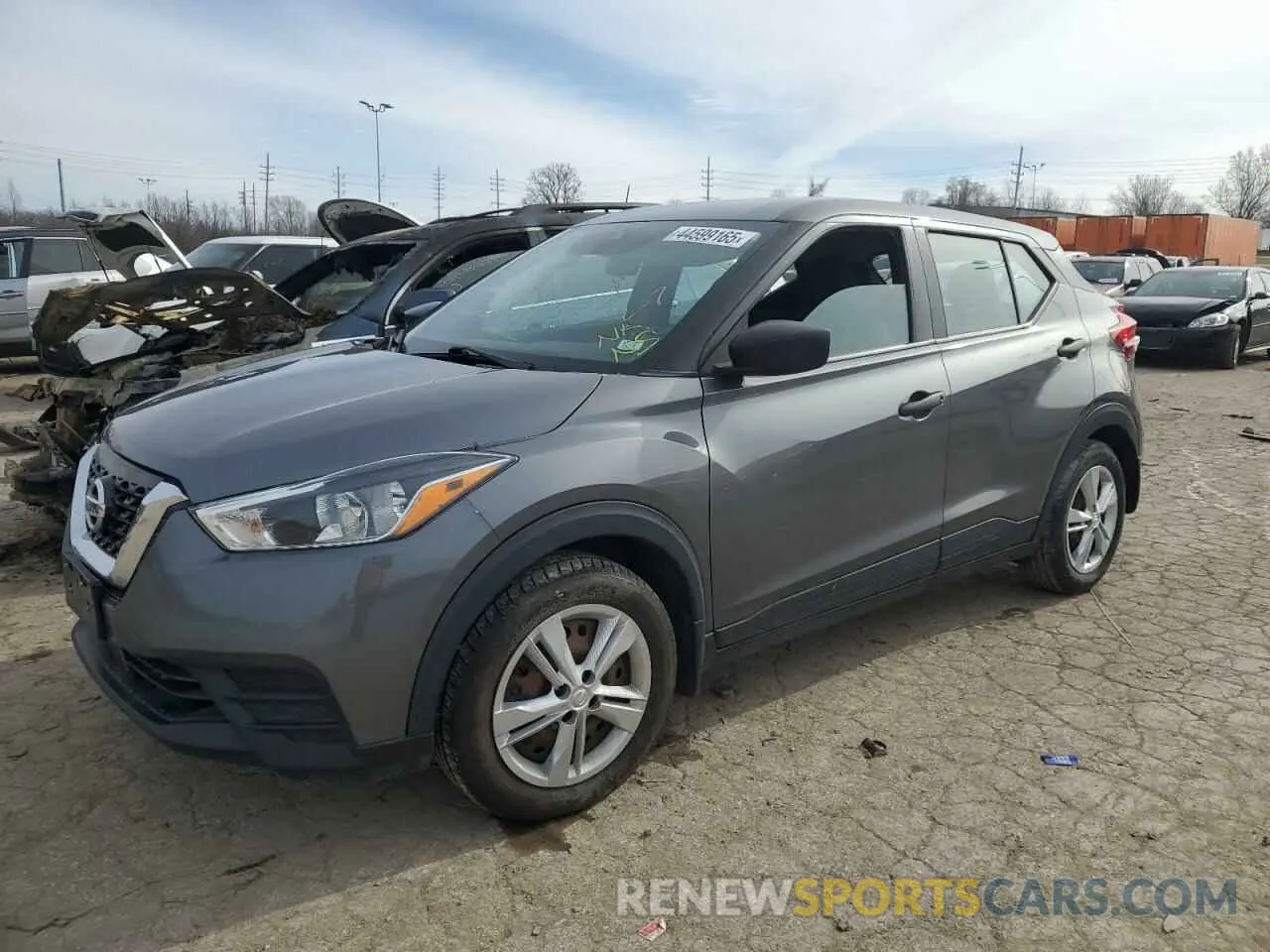 1 Photograph of a damaged car 3N1CP5BV3LL576075 NISSAN KICKS 2020