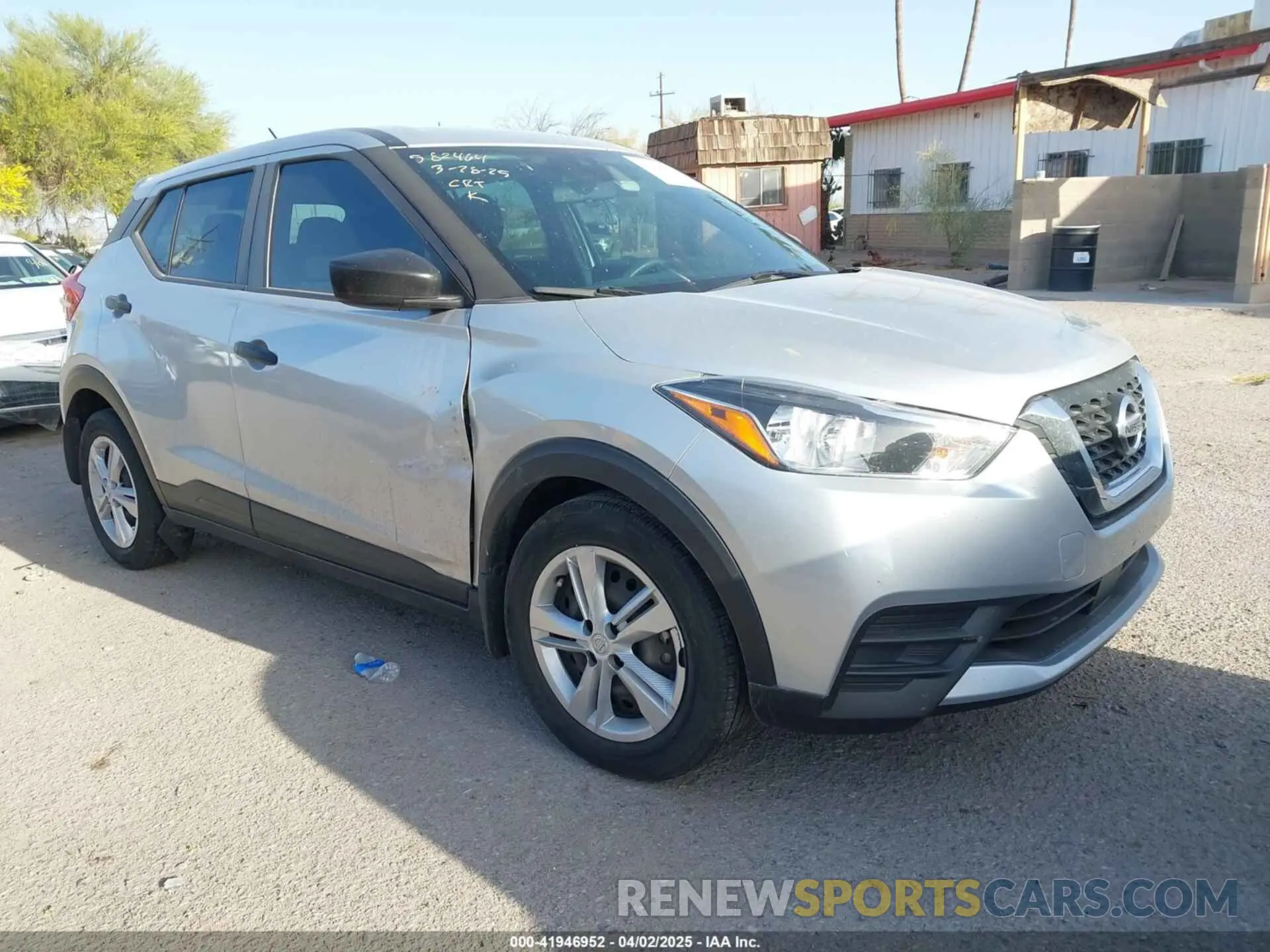 1 Photograph of a damaged car 3N1CP5BV5LL564851 NISSAN KICKS 2020