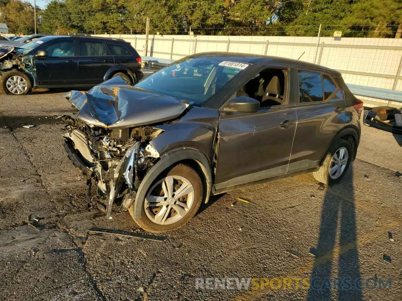 1 Photograph of a damaged car 3N1CP5BV5LL566616 NISSAN KICKS 2020