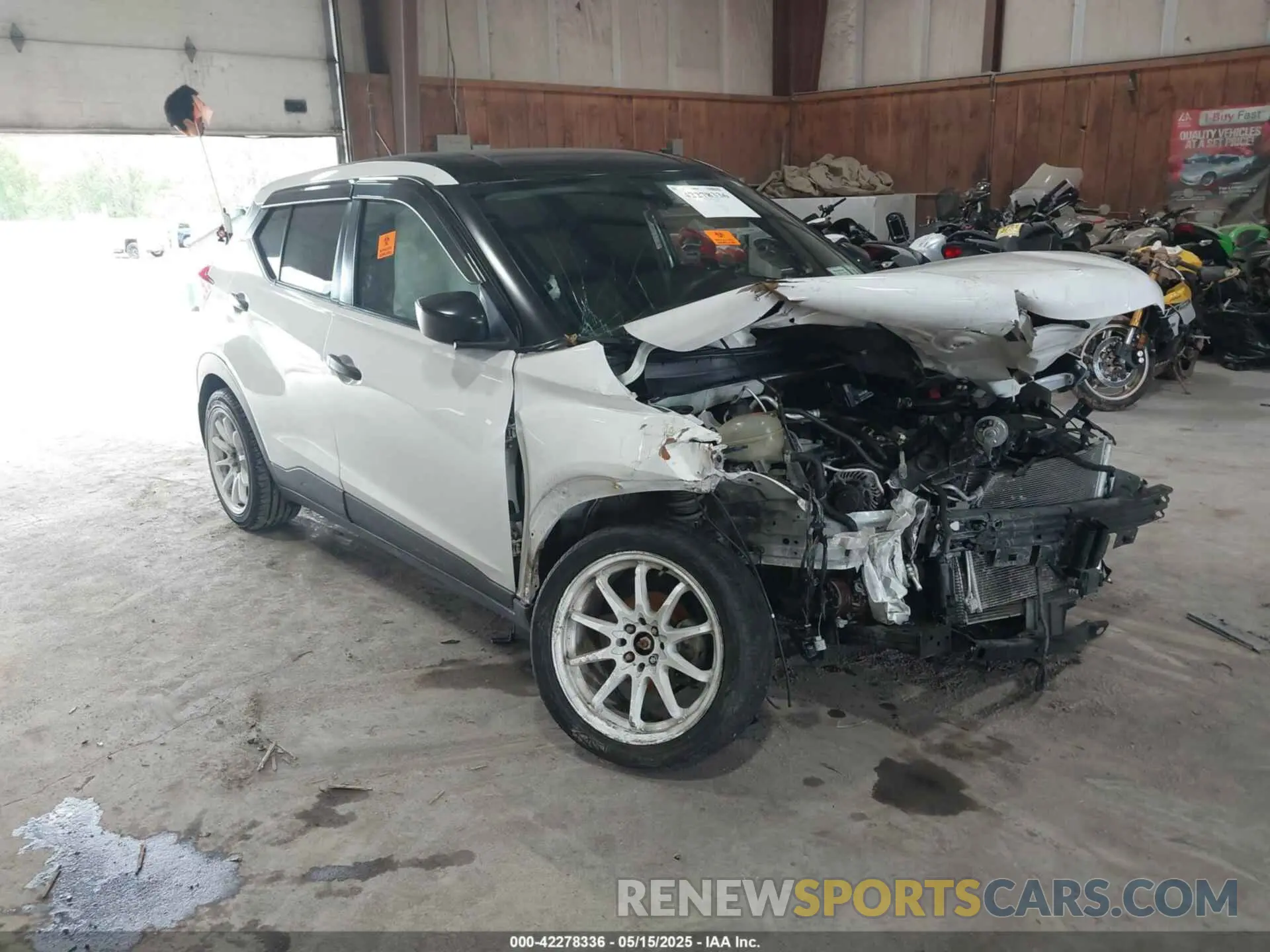 1 Photograph of a damaged car 3N1CP5BV5LL577129 NISSAN KICKS 2020