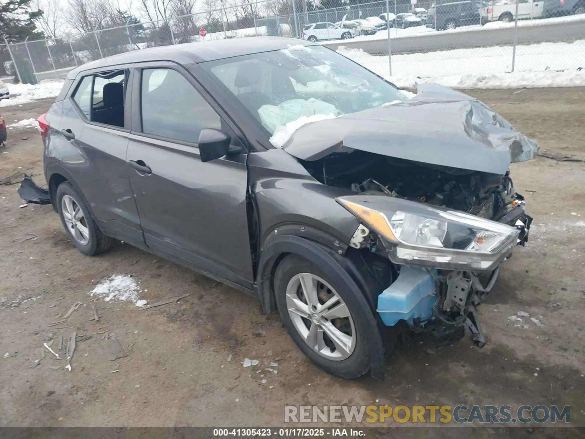 1 Photograph of a damaged car 3N1CP5BV6LL560095 NISSAN KICKS 2020