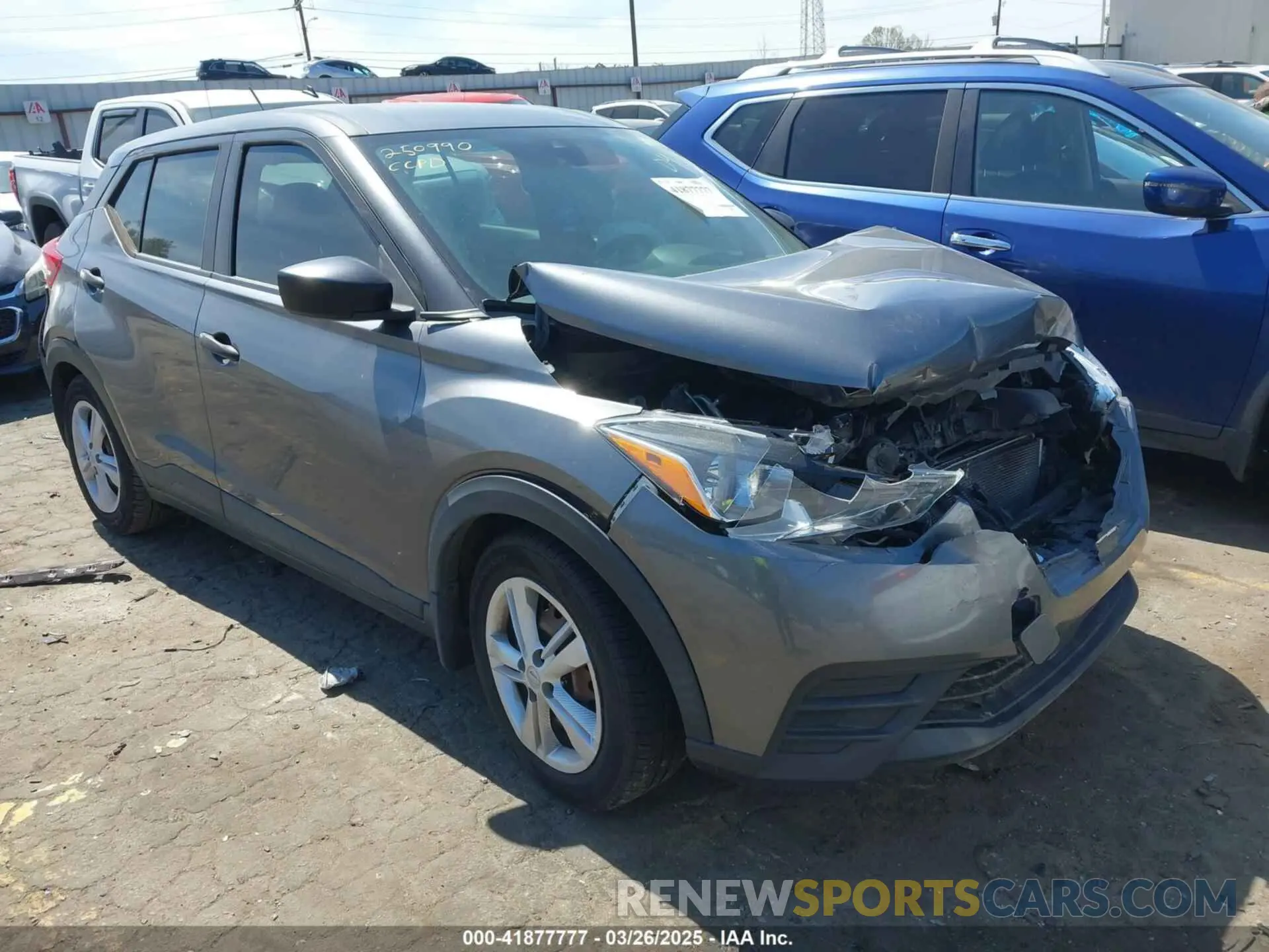 1 Photograph of a damaged car 3N1CP5BV8LL540883 NISSAN KICKS 2020