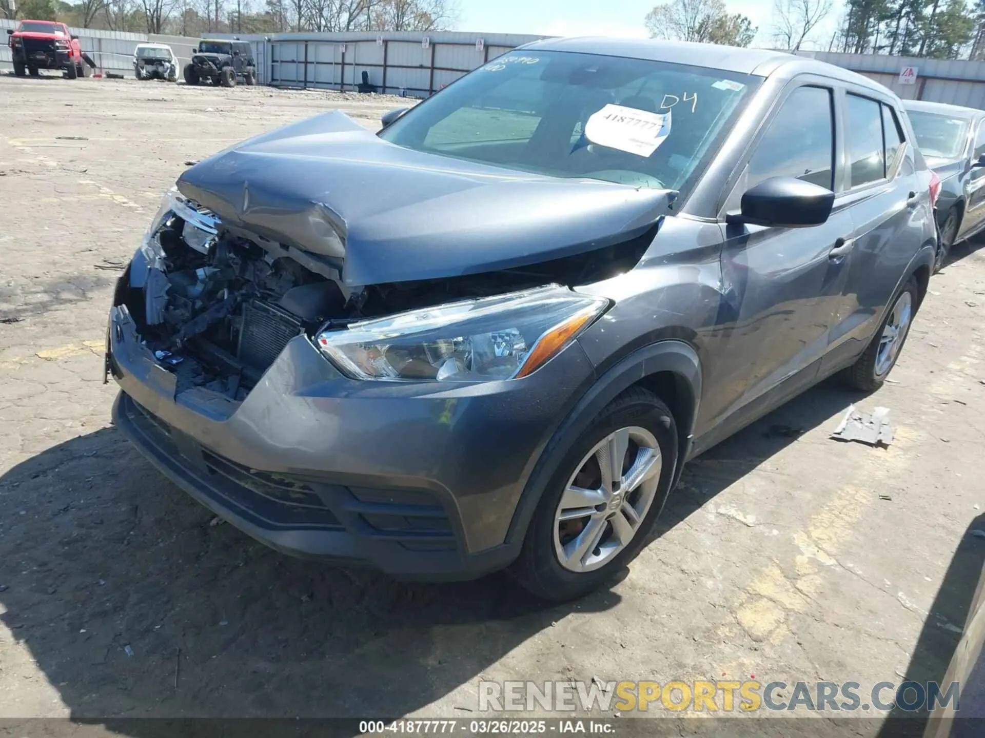 2 Photograph of a damaged car 3N1CP5BV8LL540883 NISSAN KICKS 2020
