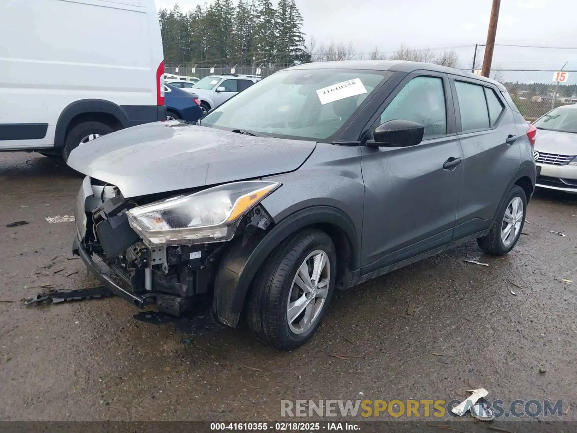 2 Photograph of a damaged car 3N1CP5BV9LL478295 NISSAN KICKS 2020