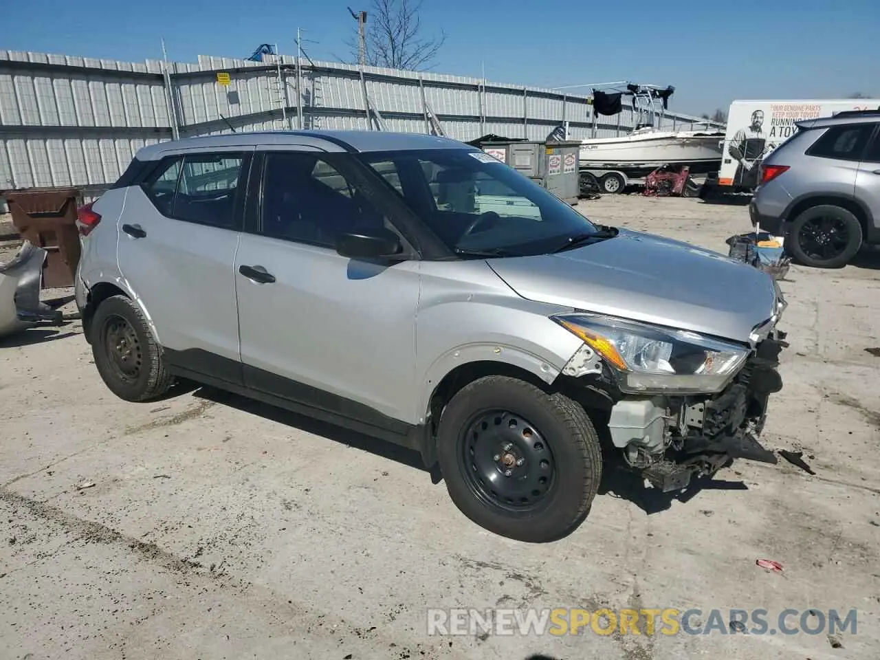 4 Photograph of a damaged car 3N1CP5BVXLL531764 NISSAN KICKS 2020