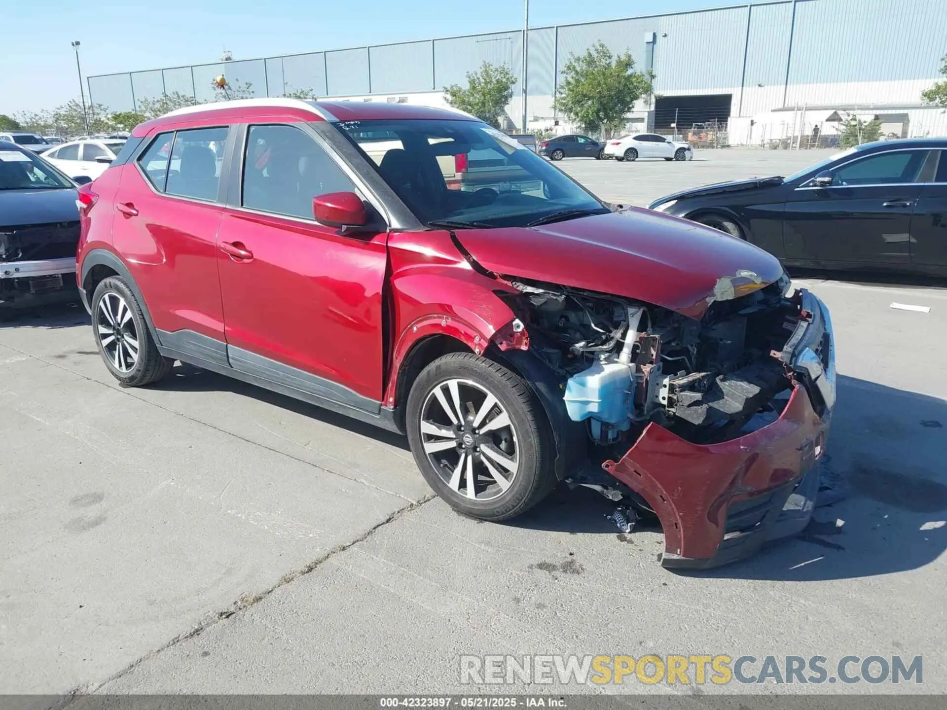1 Photograph of a damaged car 3N1CP5CV3LL494216 NISSAN KICKS 2020