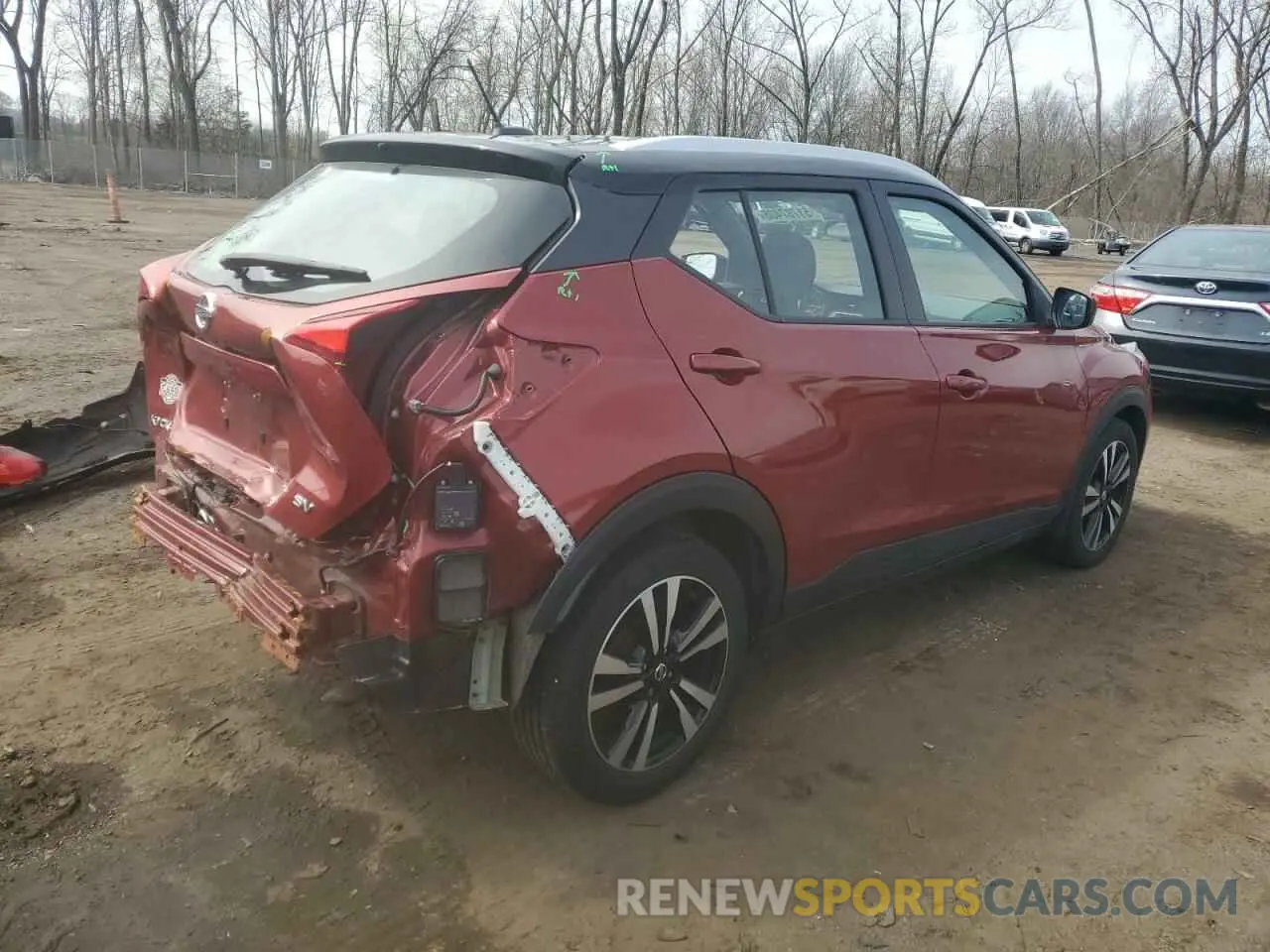 3 Photograph of a damaged car 3N1CP5CV4LL538997 NISSAN KICKS 2020