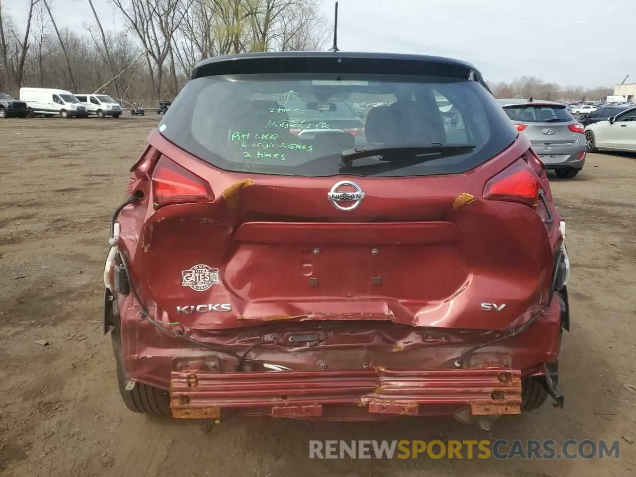 6 Photograph of a damaged car 3N1CP5CV4LL538997 NISSAN KICKS 2020