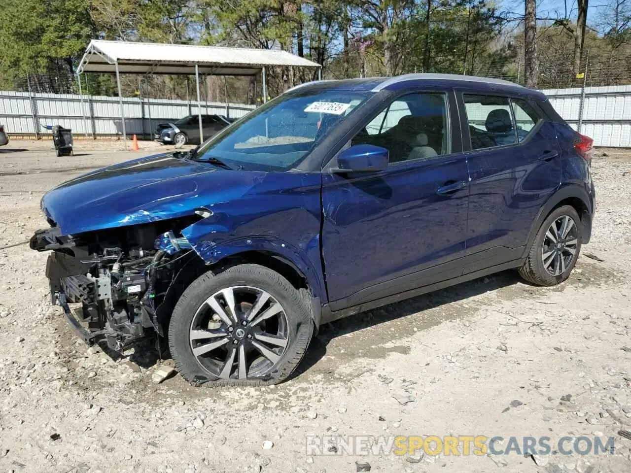 1 Photograph of a damaged car 3N1CP5CV4LL555430 NISSAN KICKS 2020