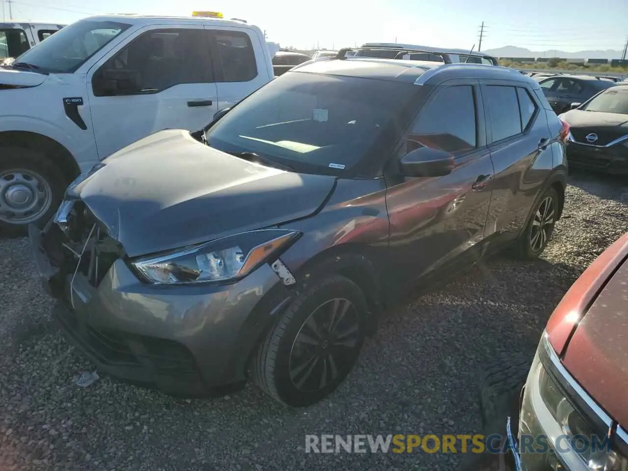 1 Photograph of a damaged car 3N1CP5CV5LL487252 NISSAN KICKS 2020