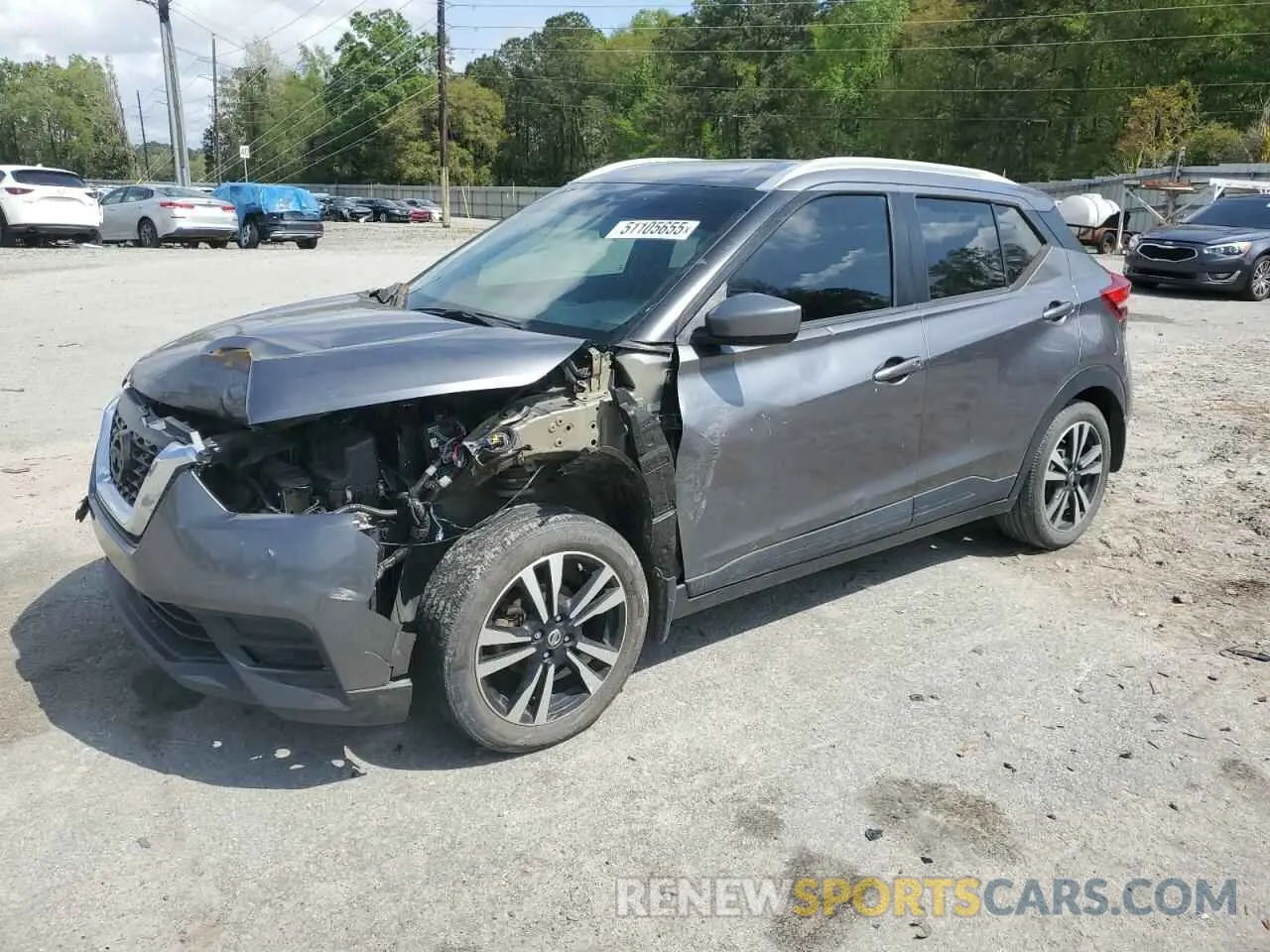 1 Photograph of a damaged car 3N1CP5CV8LL539912 NISSAN KICKS 2020